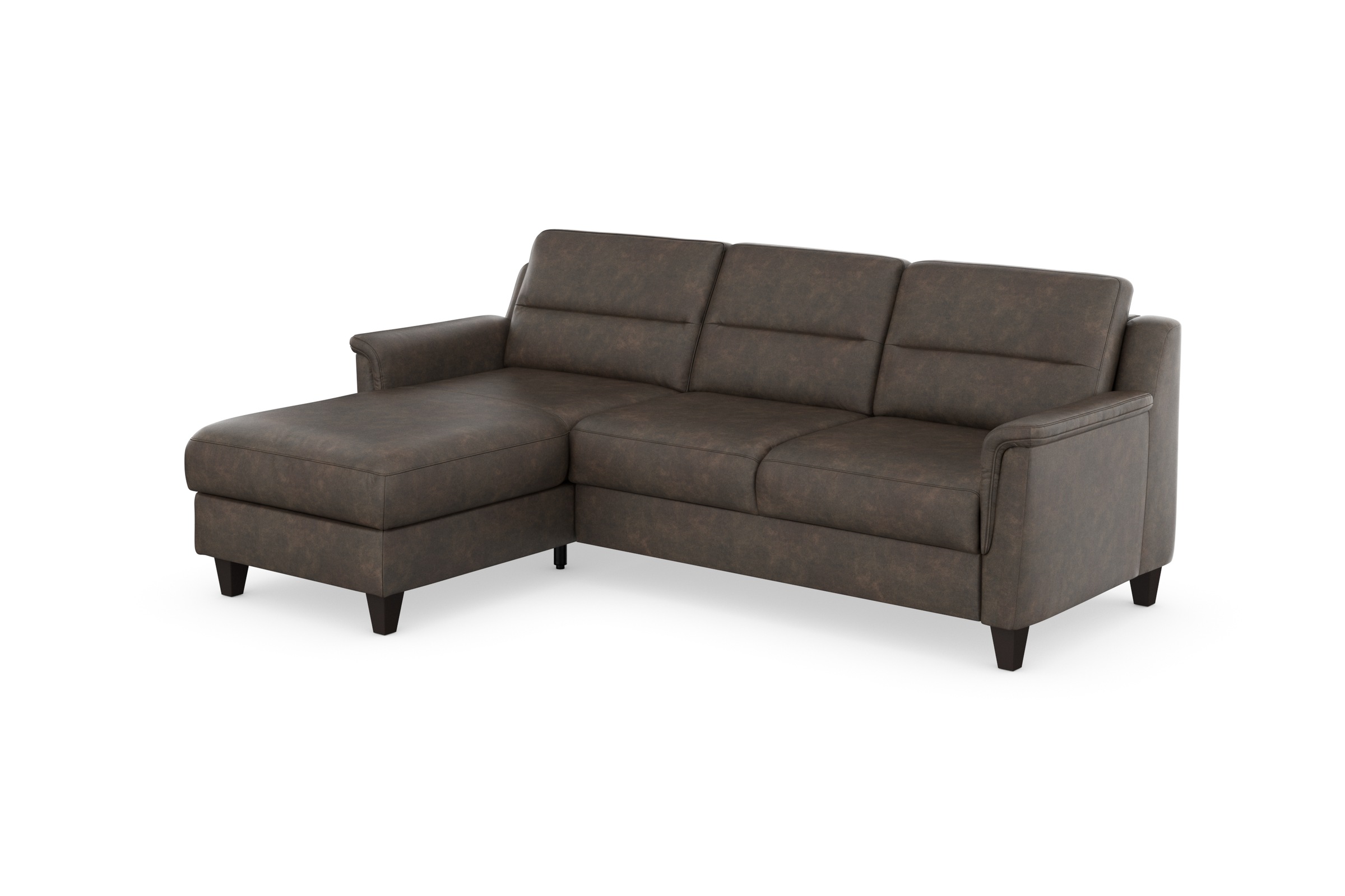 sit&more Ecksofa »Farö L-Form«, inklusive Federkern, wahlweise mit Bettfunktion und Bettkasten