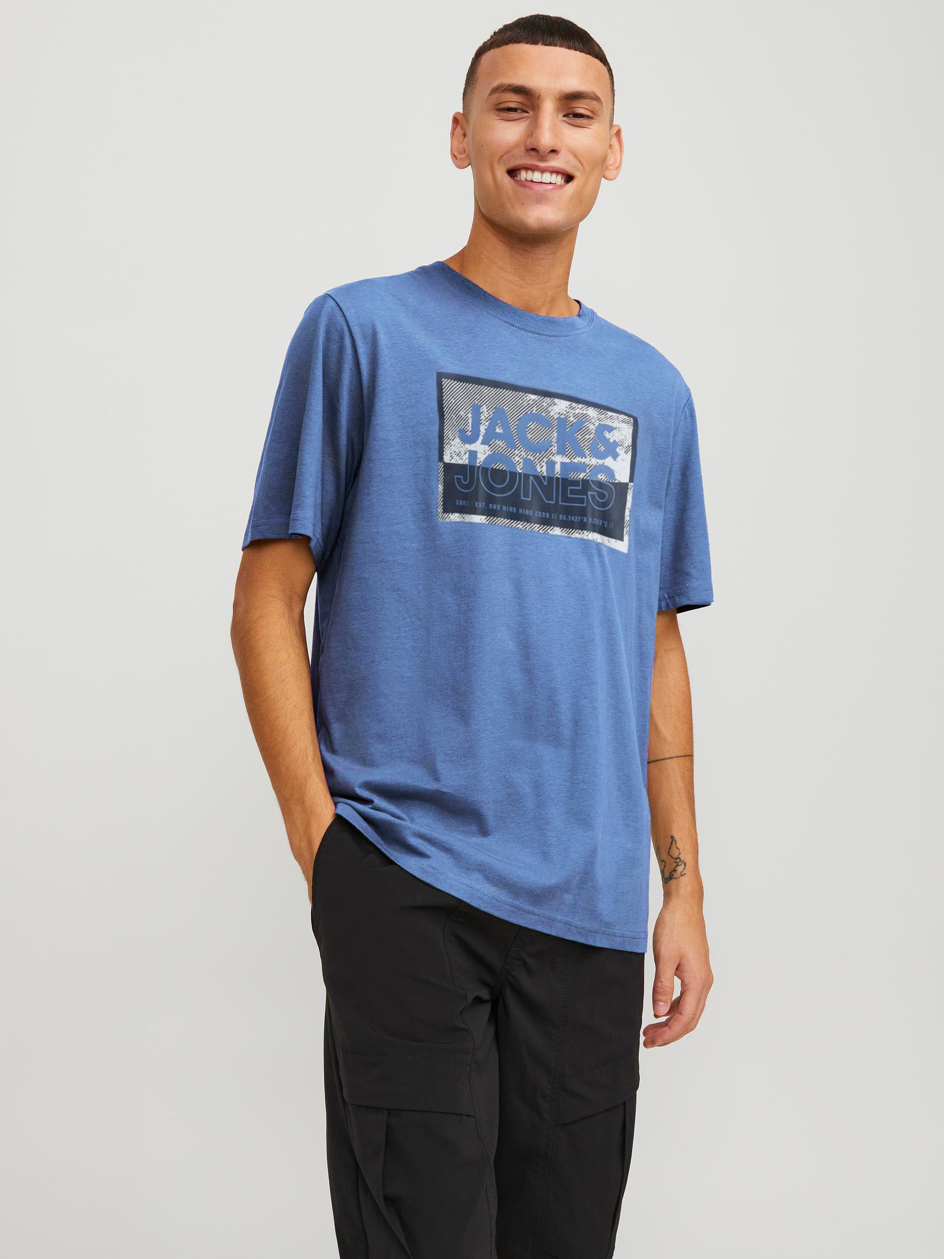 Jack & Jones Kurzarmshirt "JCOLOGAN TEE SS CREW NECK SS24 LN" günstig online kaufen