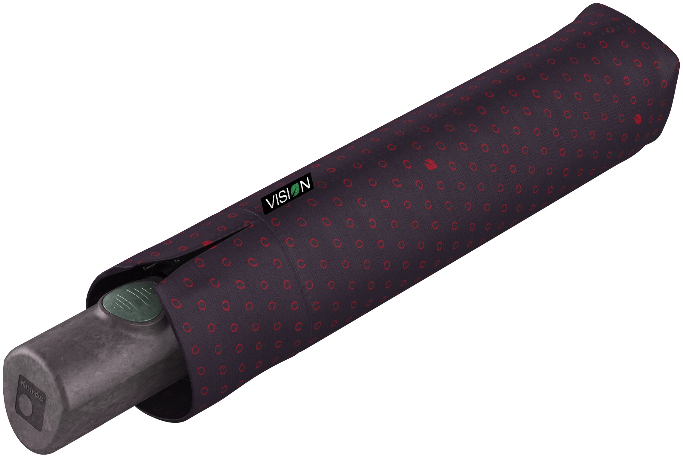 PET Air Duomatic, recyceltem Schirmdach | kaufen Taschenregenschirm aus Fire«, Knirps® BAUR online »Vision
