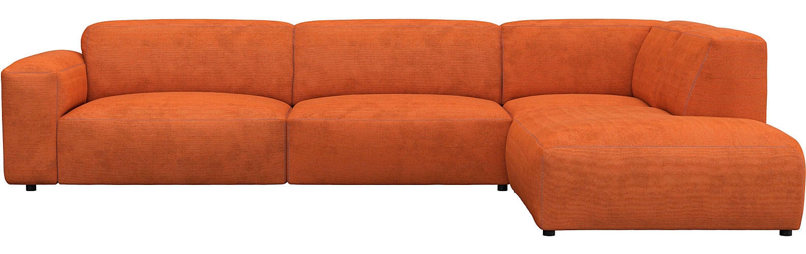 FLEXLUX Ecksofa »Lucera, super bequem durch hochwertigen Sitzaufbau mit Kaltschaum«, modern &...