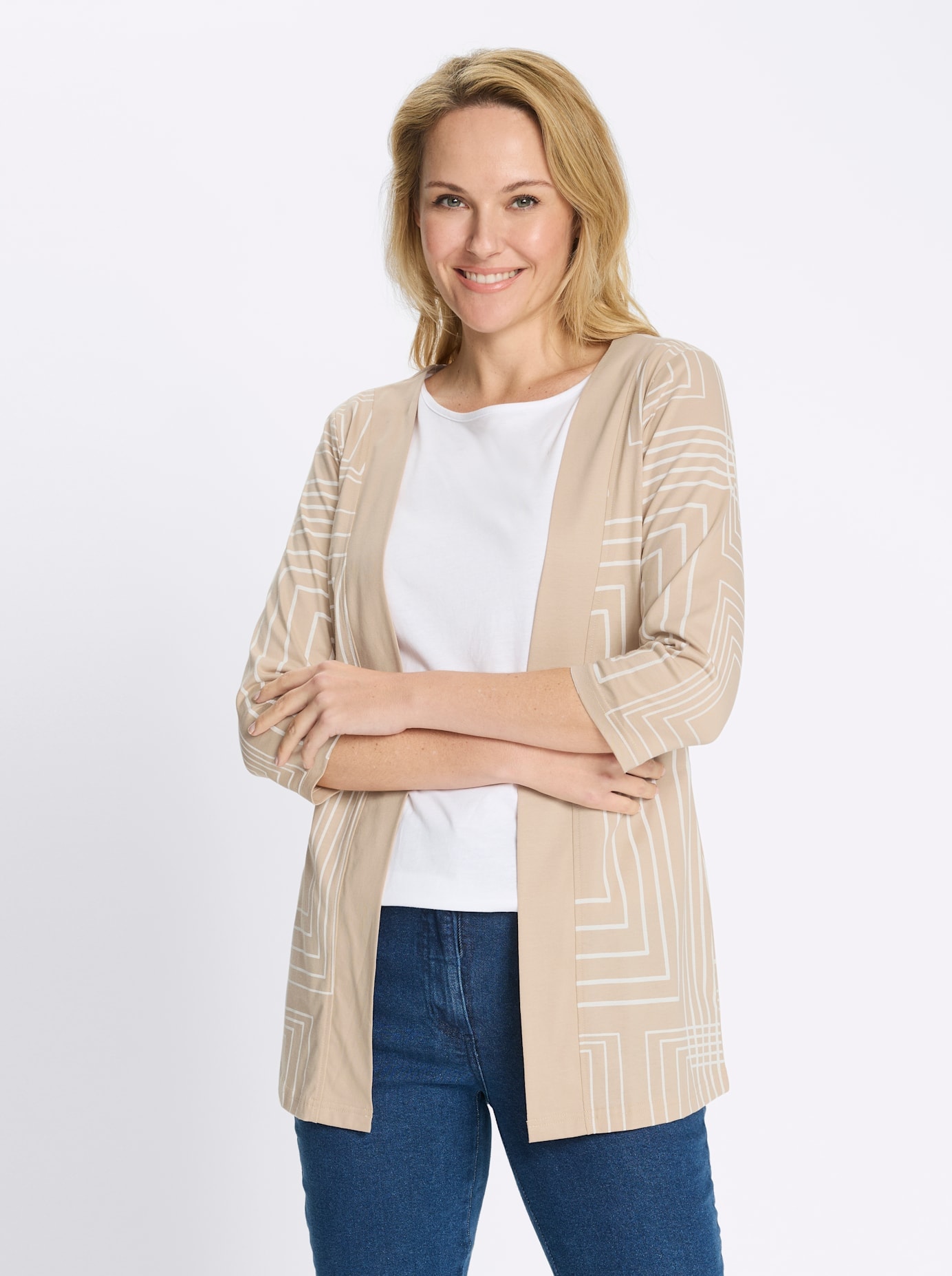 Classic Basics Shirtjacke "Long-Shirtjacke" 1 tlg.