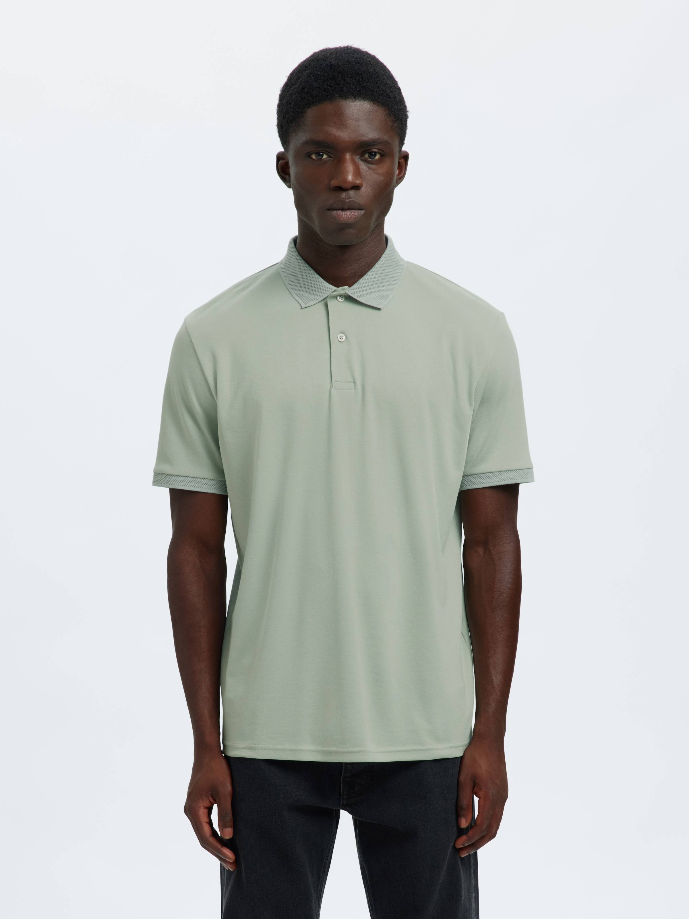 SELECTED Poloshirt "SLHFAVE BUTTON SS POLO NOOS" Baumwollmischung, regular günstig online kaufen