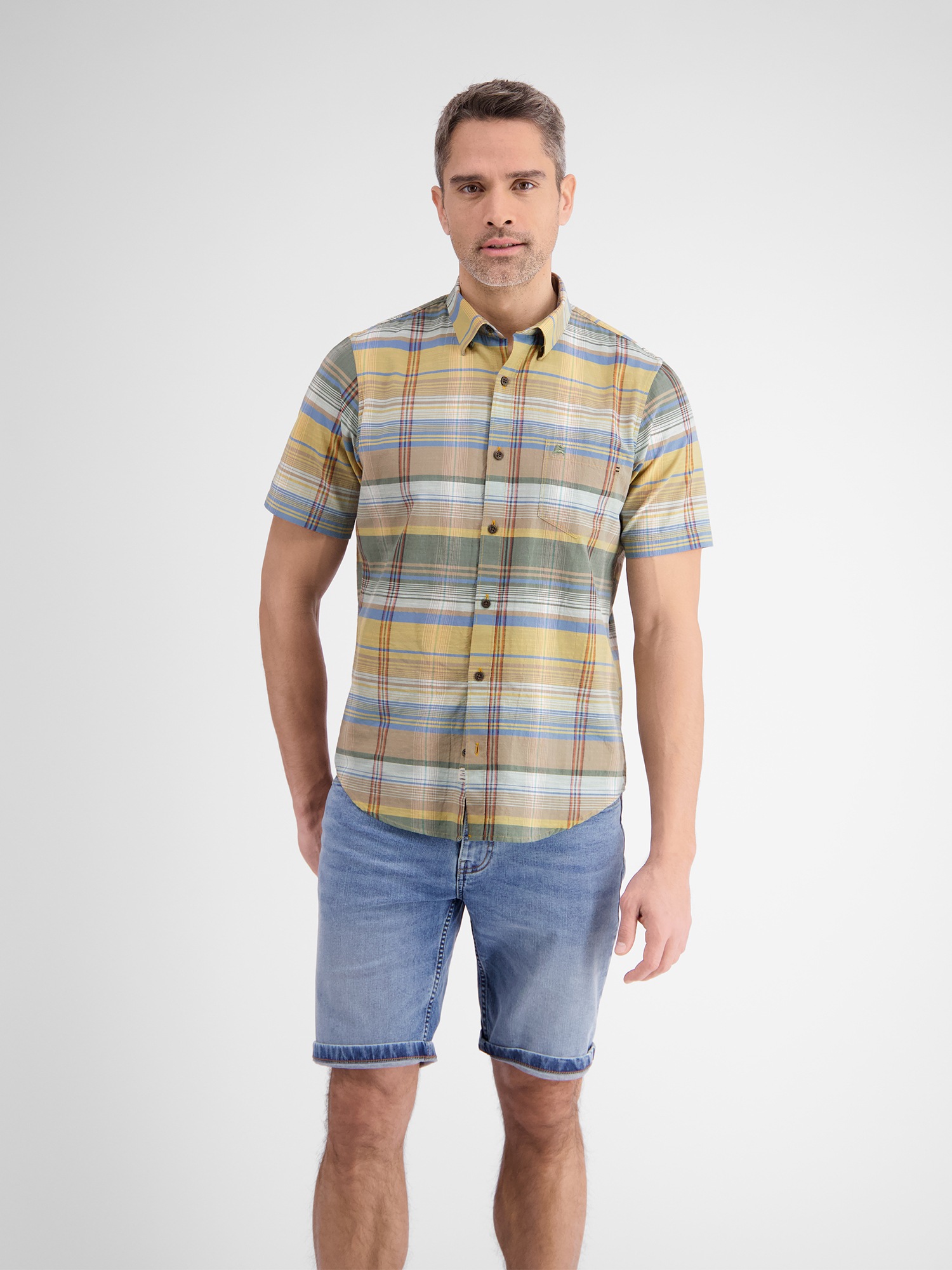 Thumbnail - LERROS Kurzarmhemd "Sommerhemd mit großem Karo"