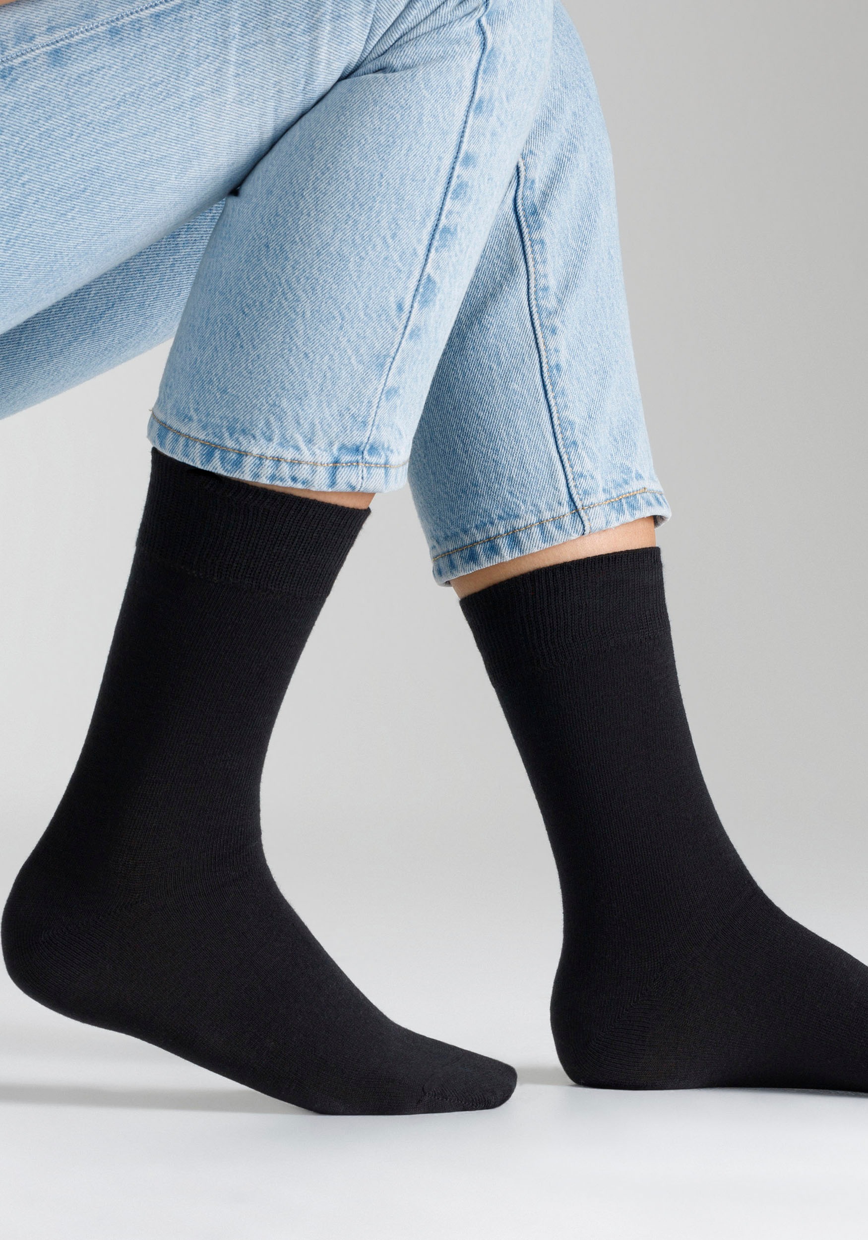 s.Oliver Socken "essentials", (8 Paar), mit weichem Bund günstig online kaufen