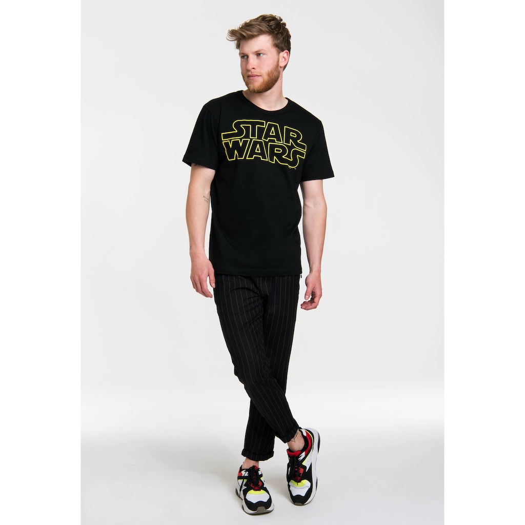 LOGOSHIRT T-Shirt »Krieg der Sterne - Logo«, mit Star Wars-Schriftzug