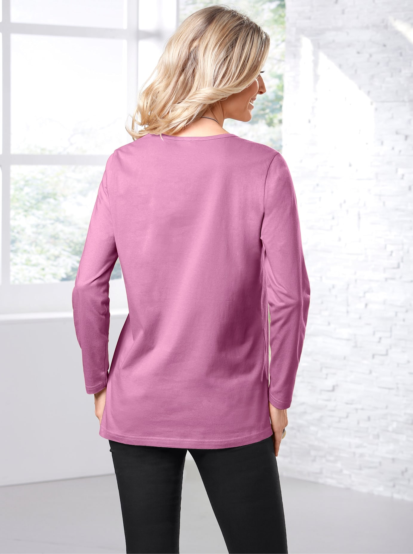 Classic Basics Shirt Long-Sleeve Rosewood 52 2