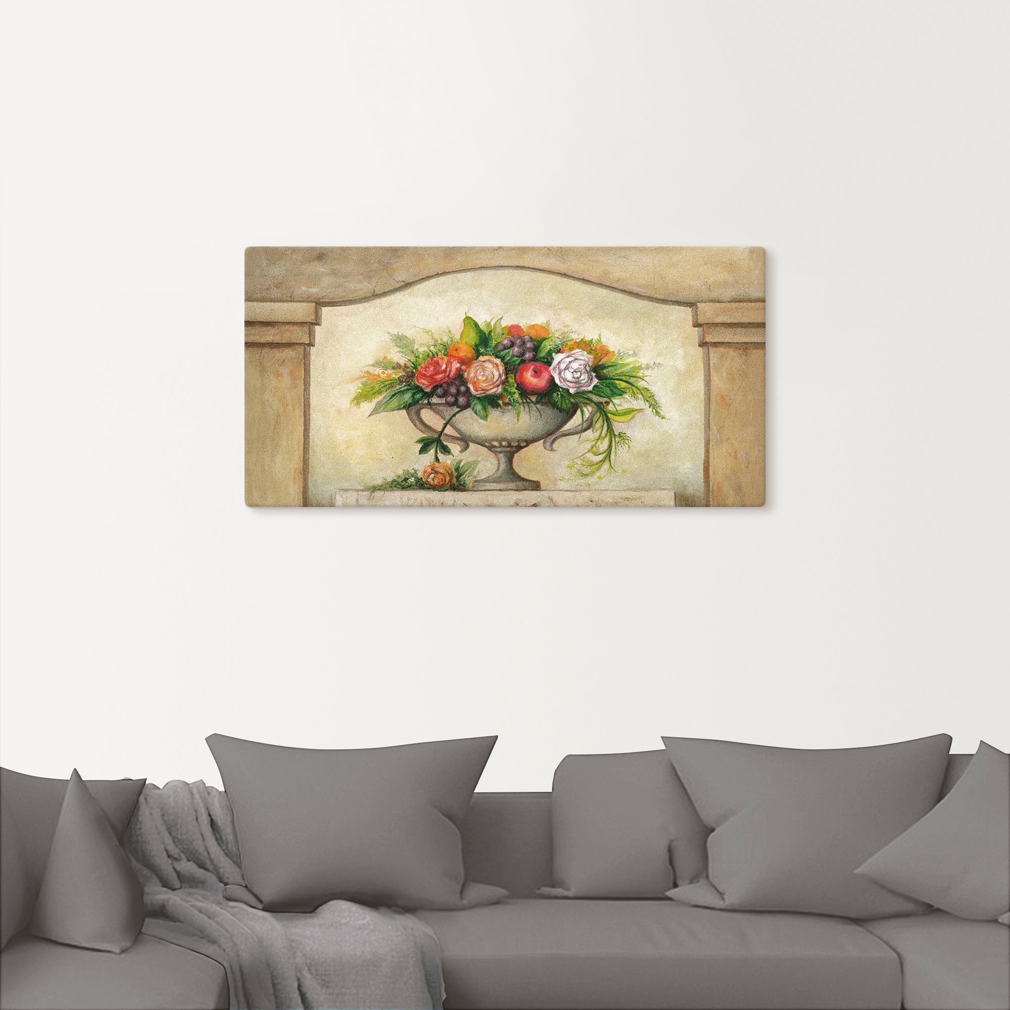 Artland Leinwandbild »Fresco Stillleben«, Arrangements, (1 St.), auf Keilrahmen gespannt