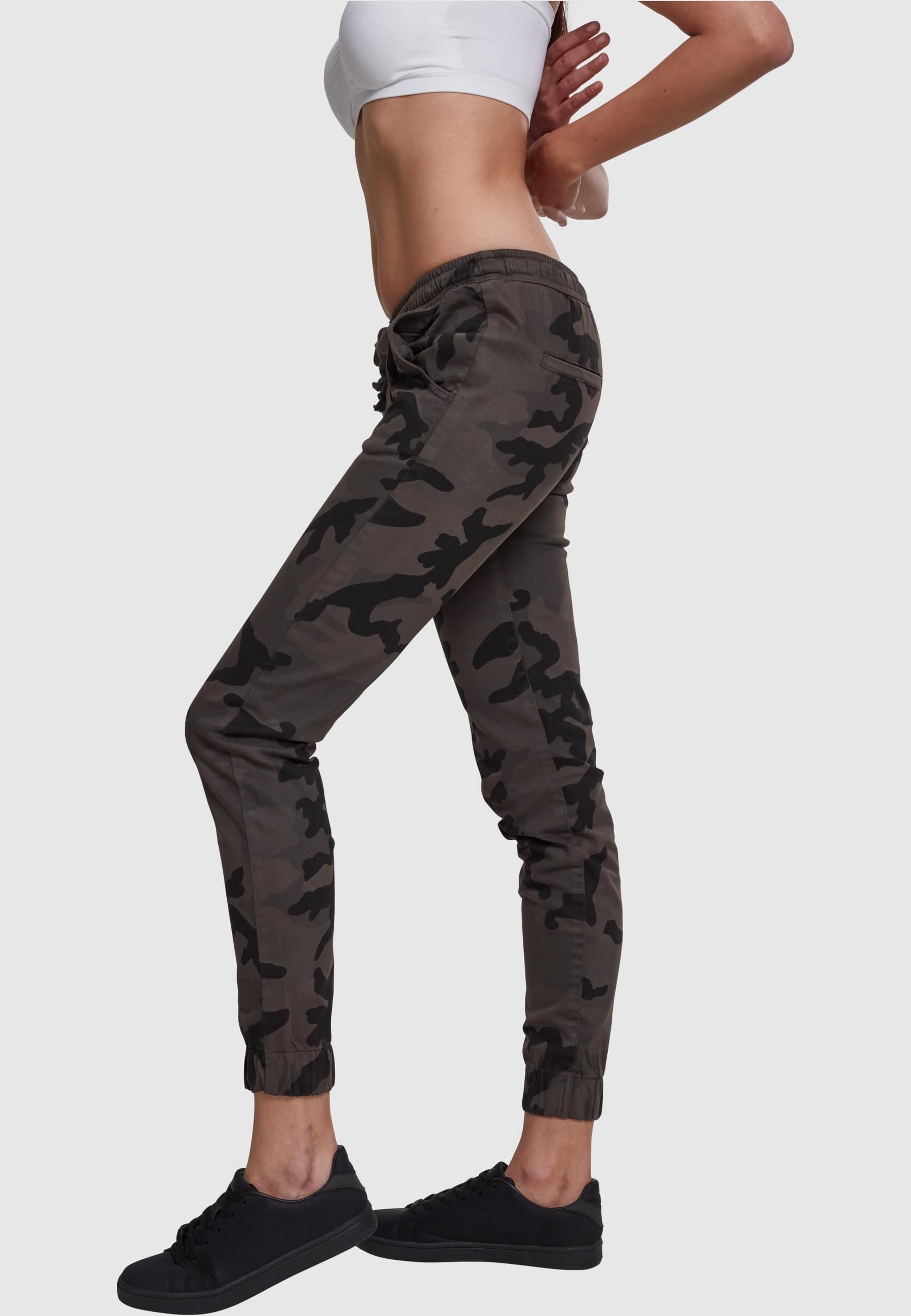 URBAN CLASSICS Cargohose »Urban Classics Damen Ladies Camo Jogging Pants«, (1 tlg.)