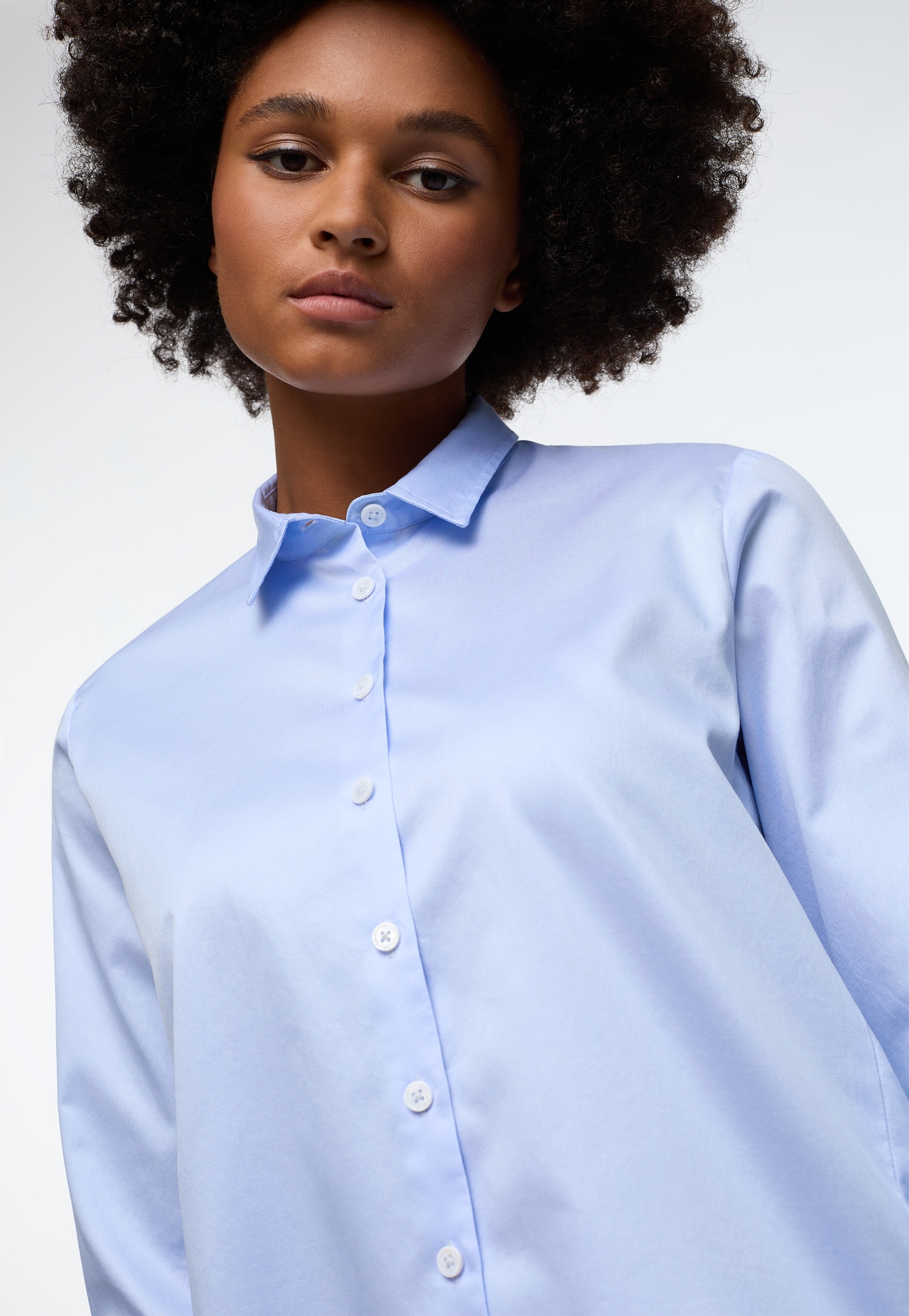 Eterna Hemdbluse »LOOSE FIT«, EASY IRON (bügelleicht)
