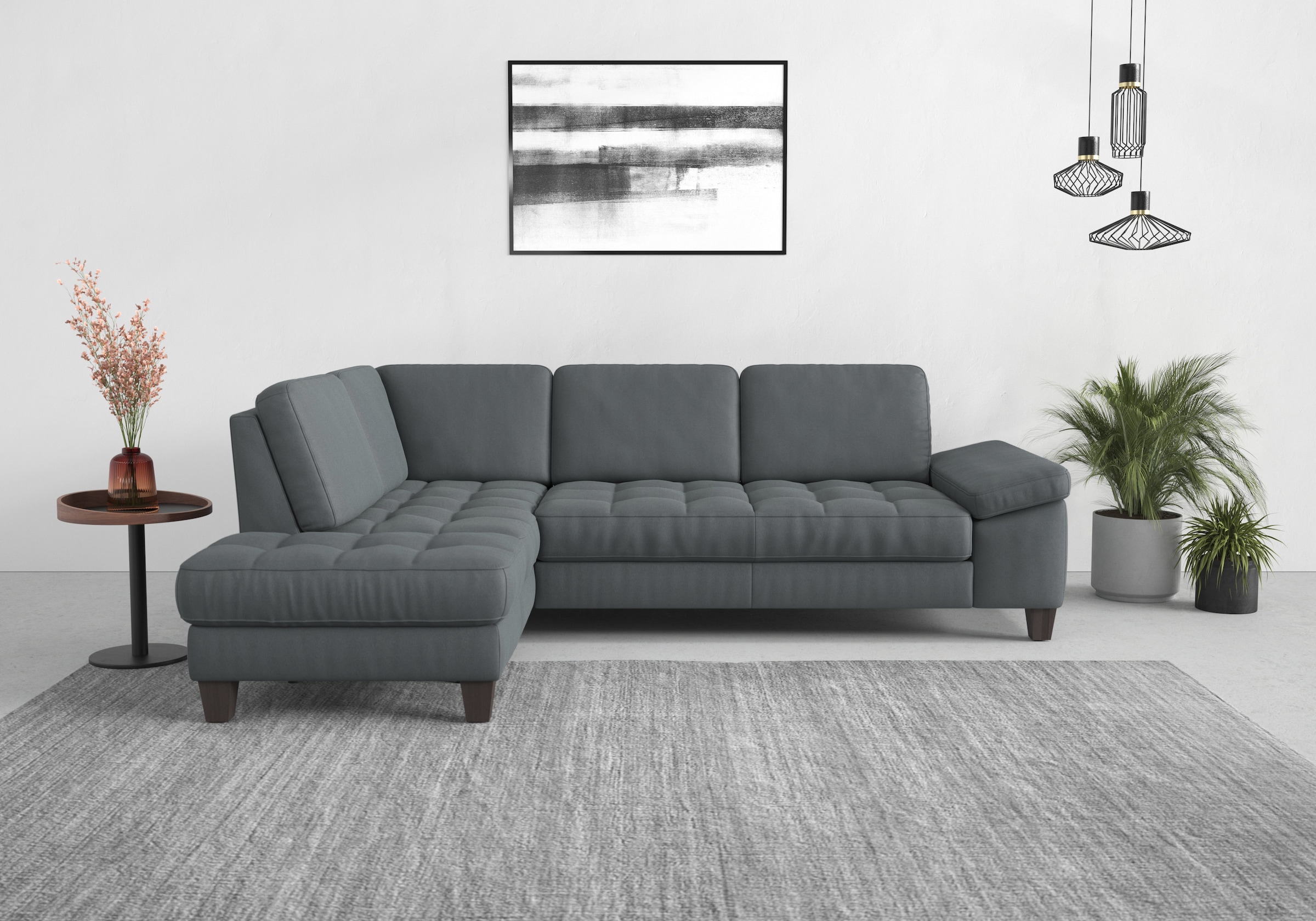 sit&more Ecksofa "Westham L-Form" mit Ottomane, mit oder ohne Schlaffunktion, Bettkasten, Verstellung
