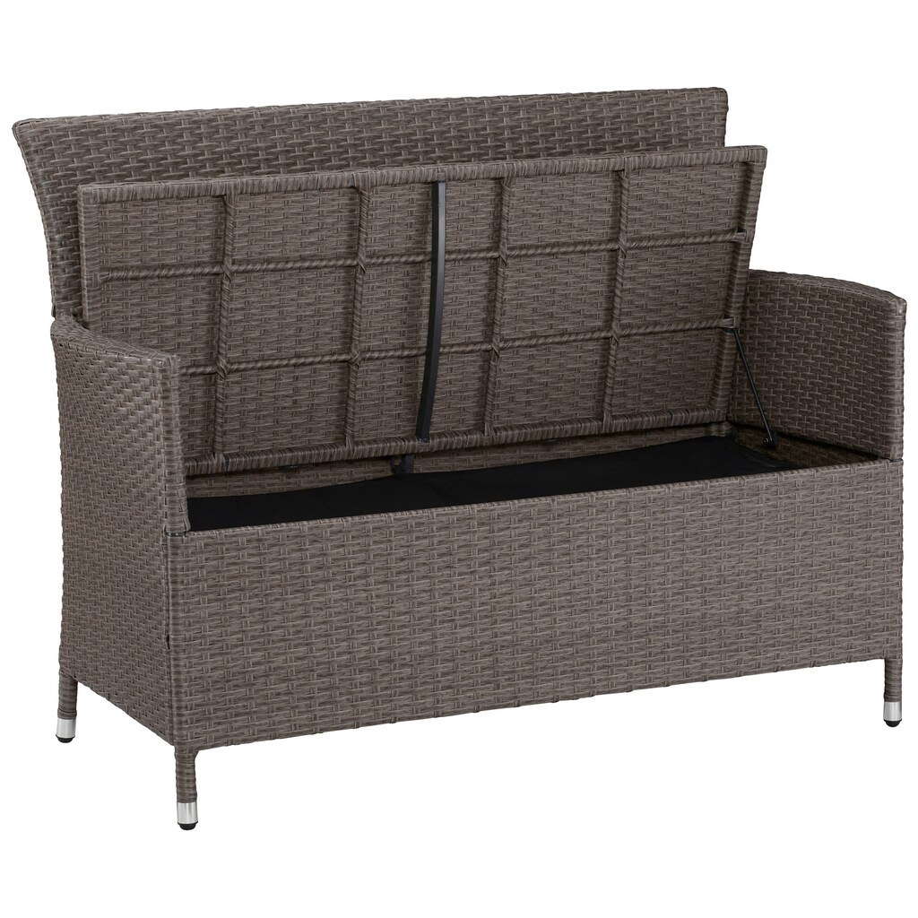 Technik & Freizeit Garten & Balkon KONIFERA Gartenlounge-Bank »Mailand«, Kunststoff, 113,5x89,5x47,5 cm Technik & Freizeit Garten & Balkon KONIFERA Gartenlounge-Bank »Mailand«, Kunststoff, 113,5x89,5x47,5 cm