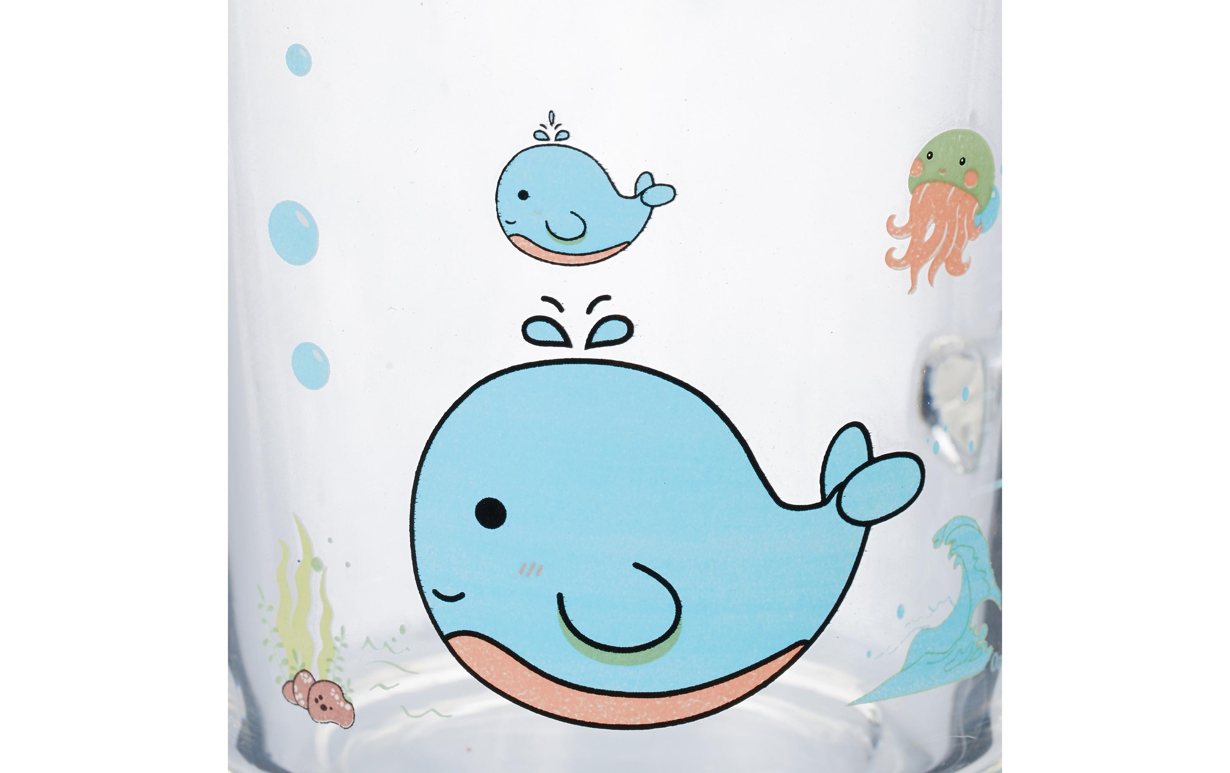 relaxdays Kinderbecher »Wal 2 Stück 400 ml«