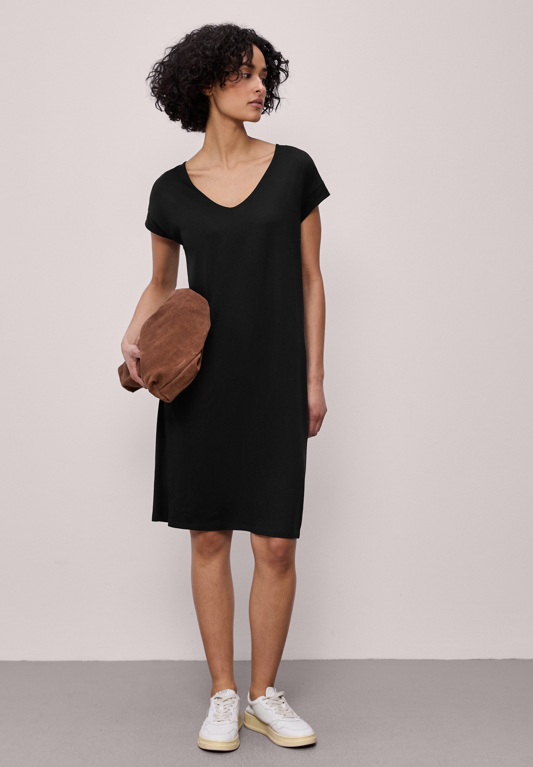 STREET ONE Jerseykleid Ohne Taschen aus Viskose