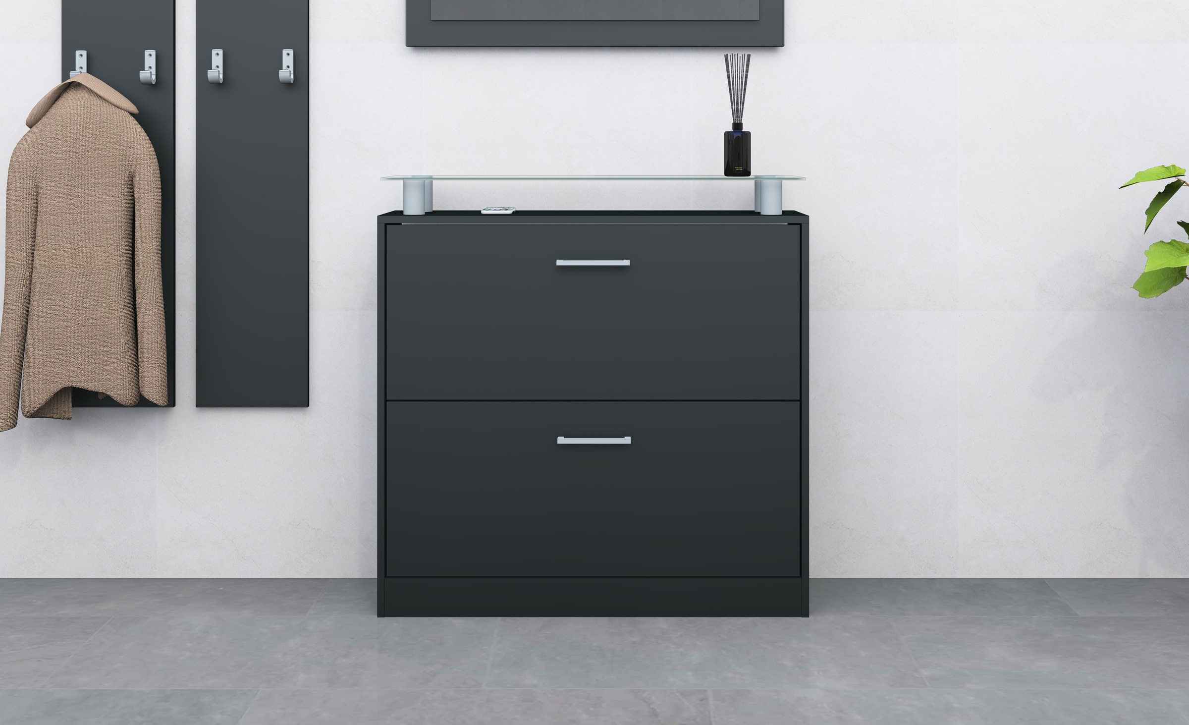 borchardt Möbel Schuhschrank "Finn, Schuhregal, Schuhkipper für 12-16 Paar günstig online kaufen