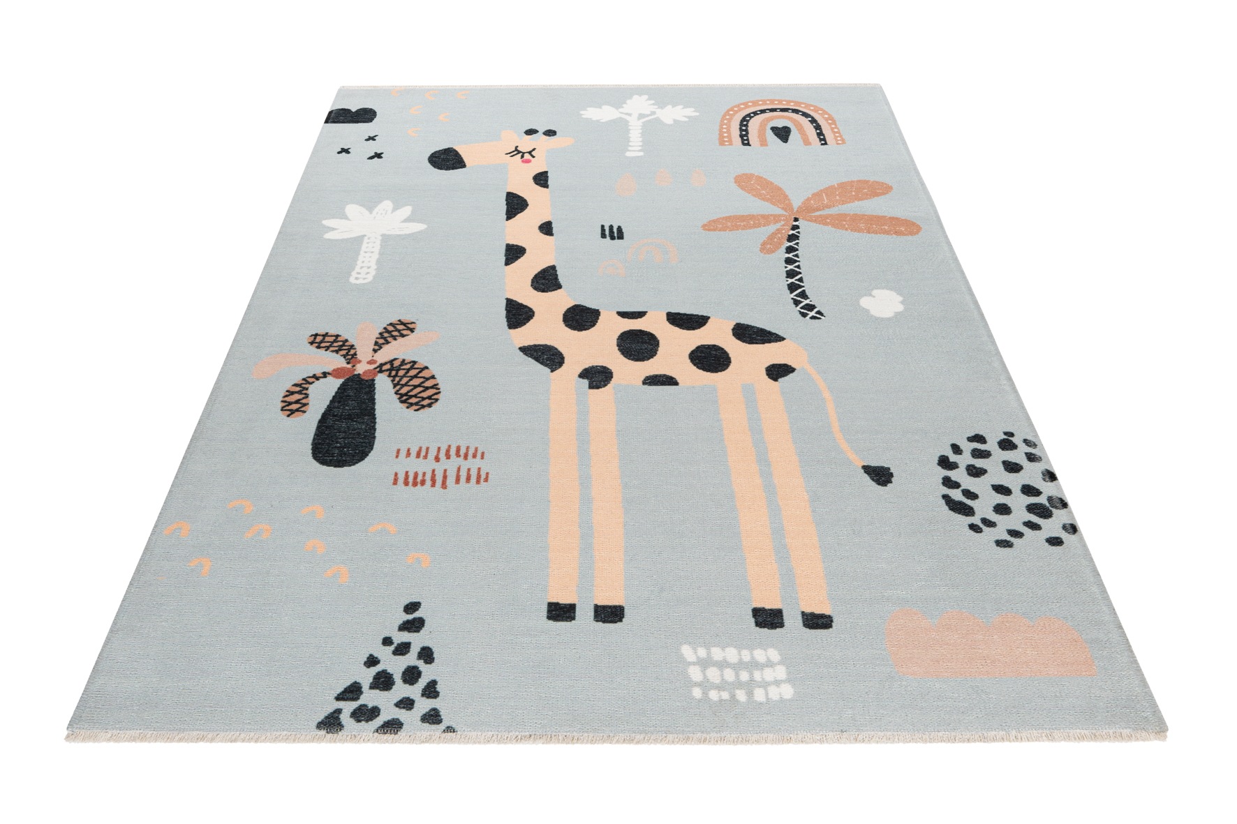 Obsession Kinderteppich "My Greta 625", rechteckig, Spielteppich, bedruckt, Giraffe Motiv, waschbar, Kinderzimmer
