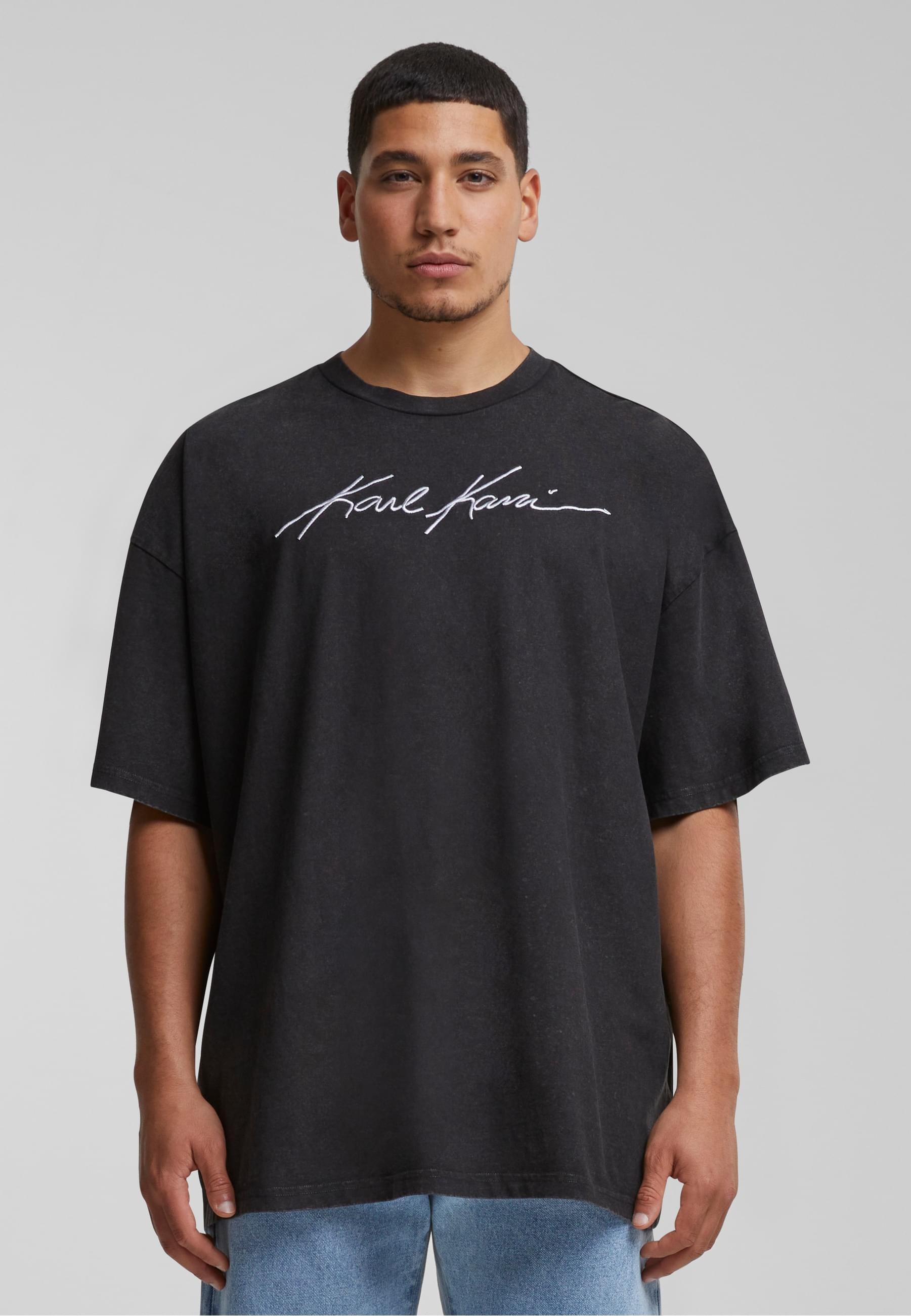 Karl Kani T-Shirt »Karl Kani KK Autograph Washed Boxy Tee« 1 Stk.