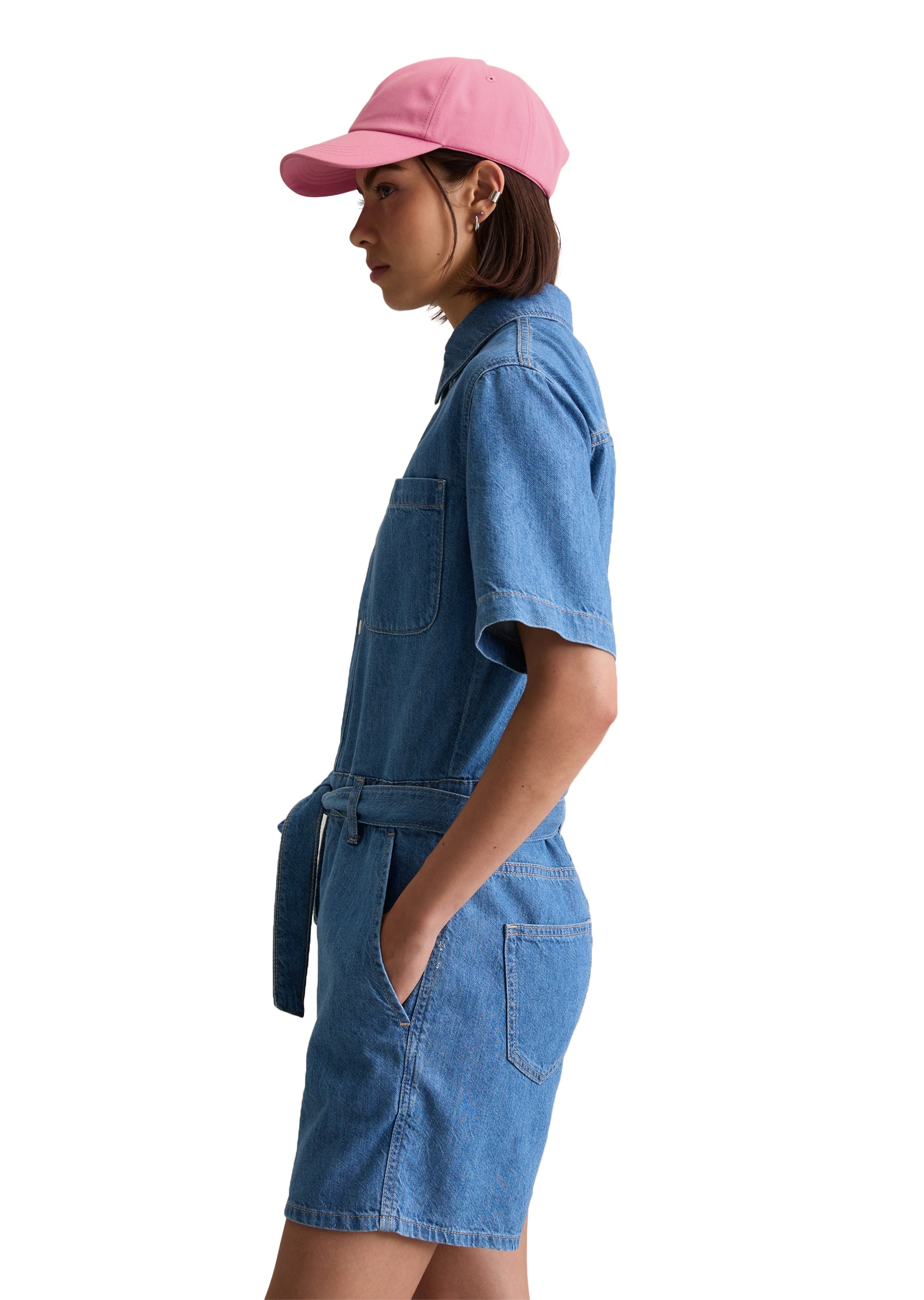 Marc O'Polo DENIM Overall »mit recyeltem Leinen-Garn«