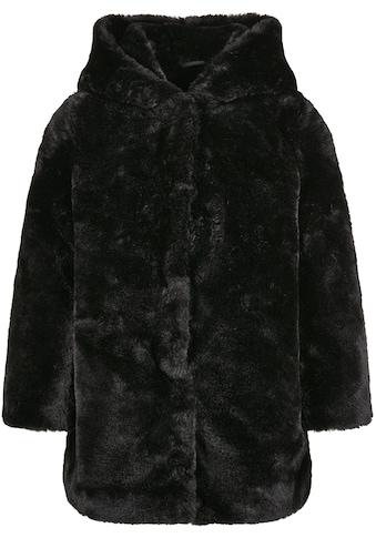 URBAN CLASSICS Winterjacke »Damen Girls Hooded Teddy ...