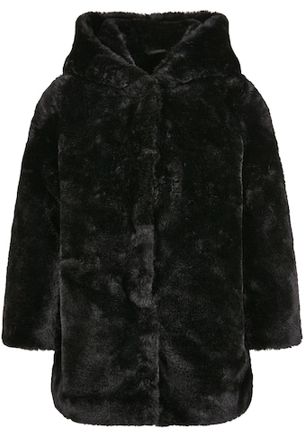 Winterjacke »Damen Girls Hooded Teddy Coat«, (1 St.), mit Kapuze