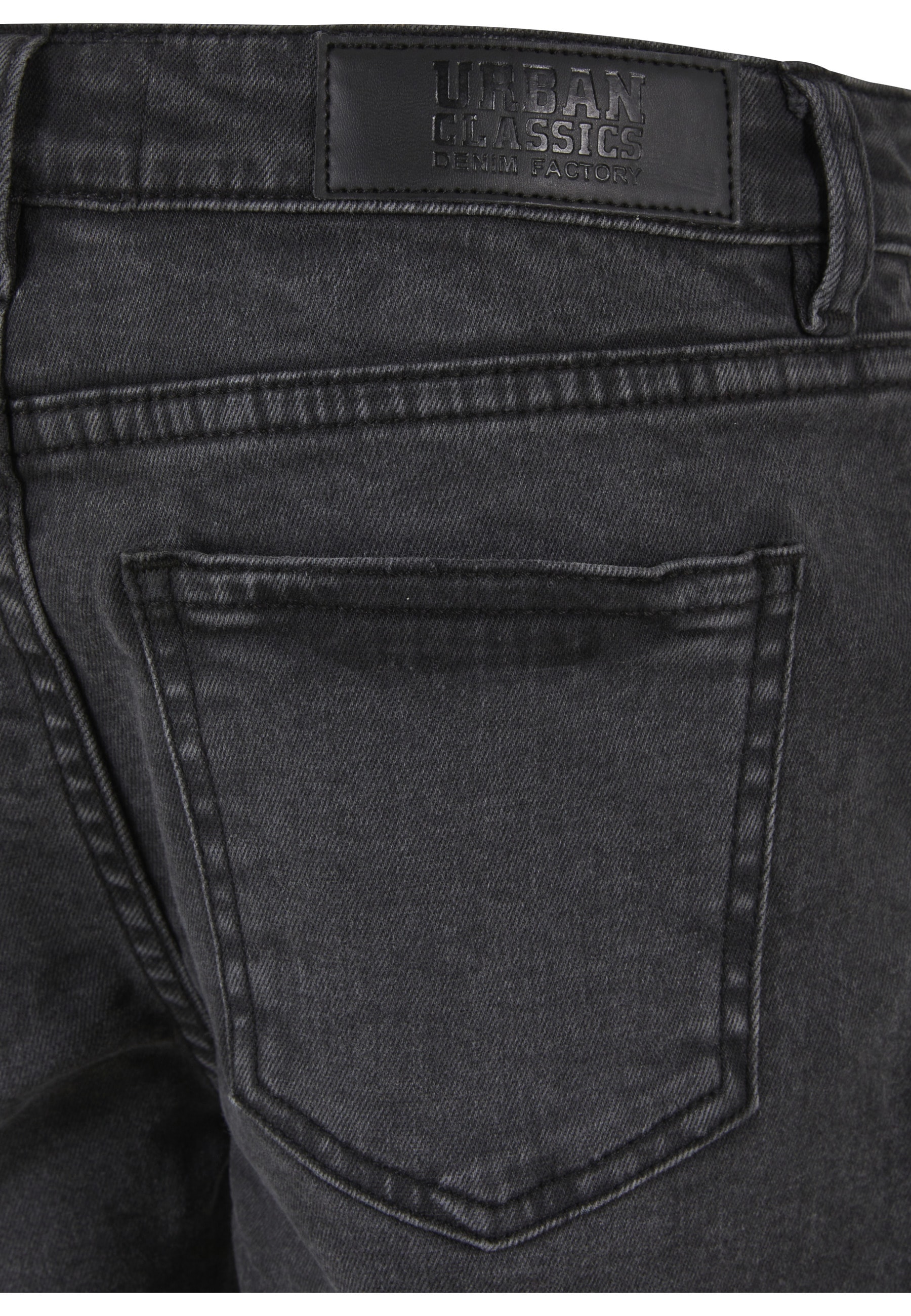 URBAN CLASSICS Jeansshorts »Urban Classics Herren Boys Relaxed Fit Jeans Shorts«