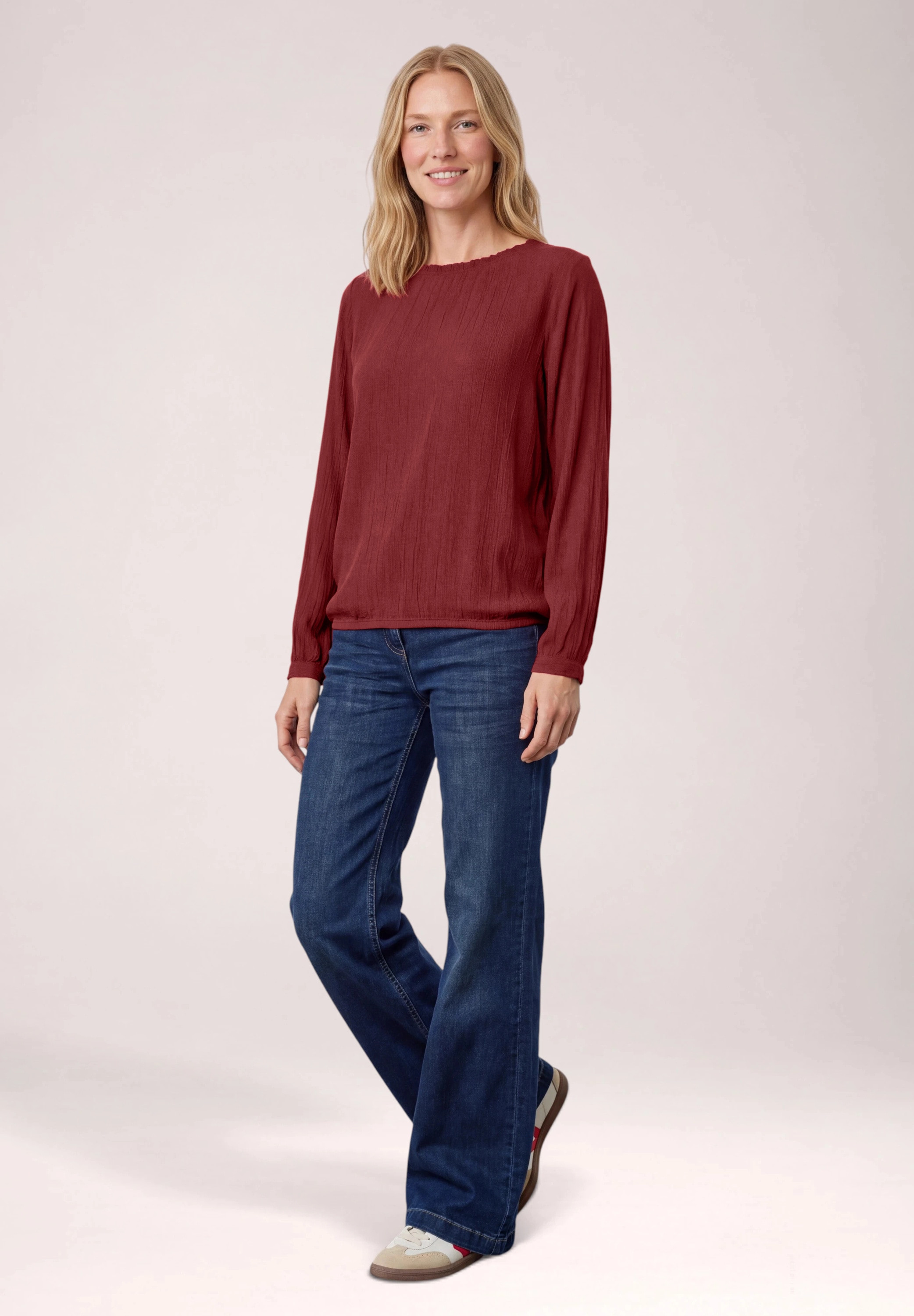 Cecil Shirtbluse mit Smok-Details