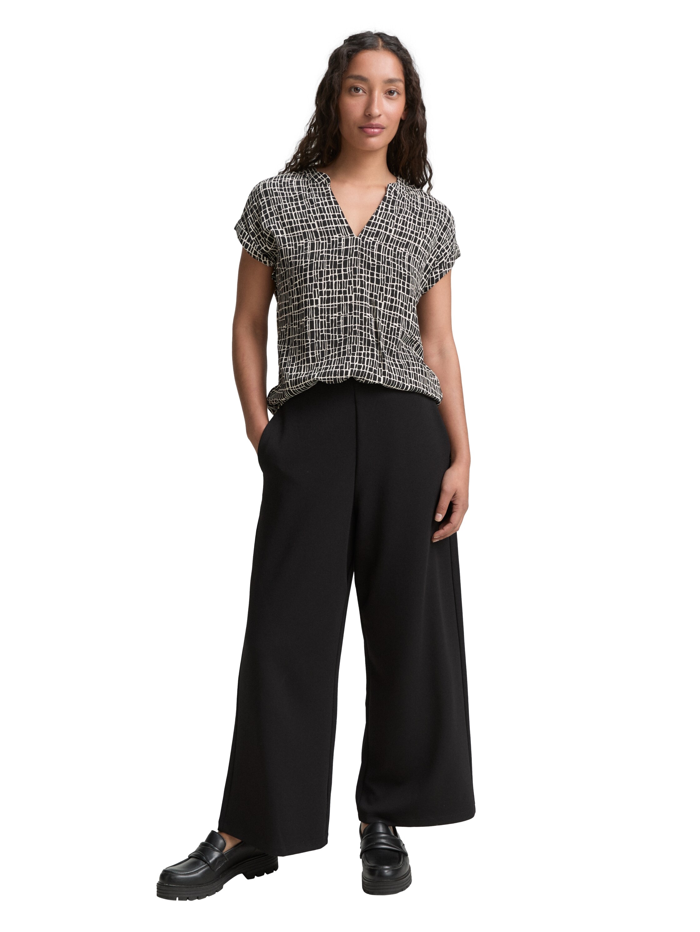 TOM TAILOR Kurzarmbluse, im Loose Fit