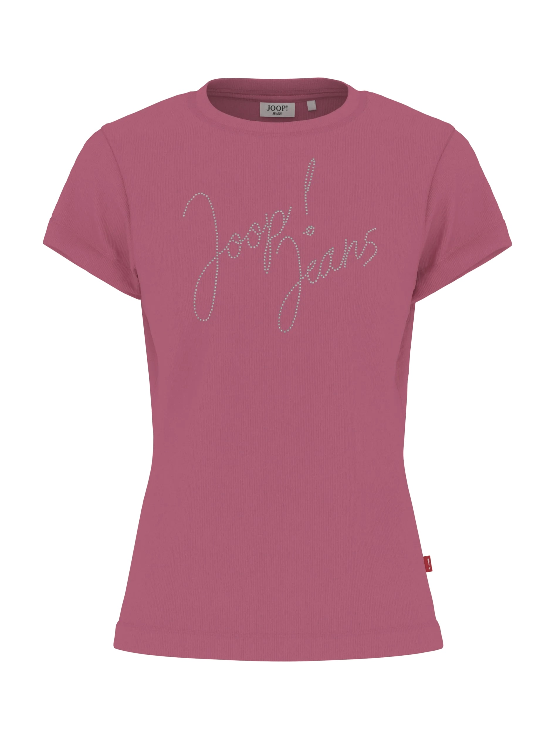 Joop Jeans T-Shirt "Tineta" mit appliziertem Logo in Glitzeroptik günstig online kaufen