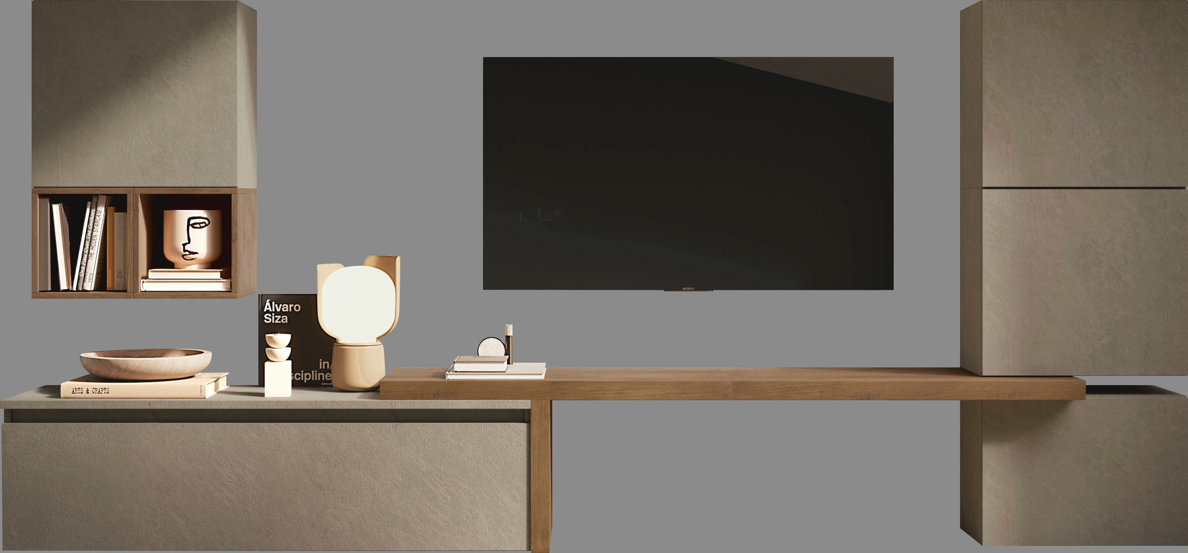 Home affaire Wohnwand "Infinity, 7tlg. Breite 290 cm, Höhe variabel, Schran günstig online kaufen