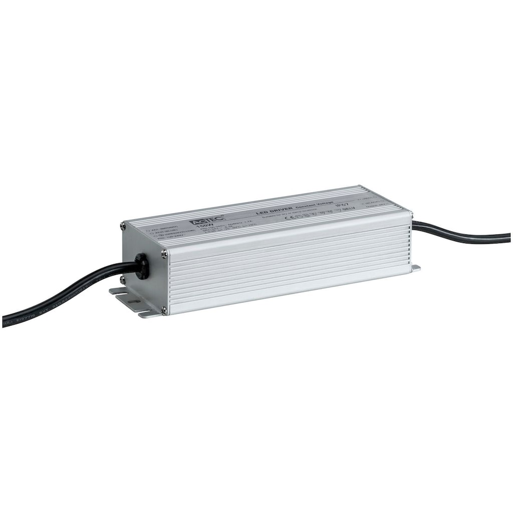 Paulmann Trafo »Outdoor Plug & Shine Power Supply Silber Alu«, (Packung, 1 St.)