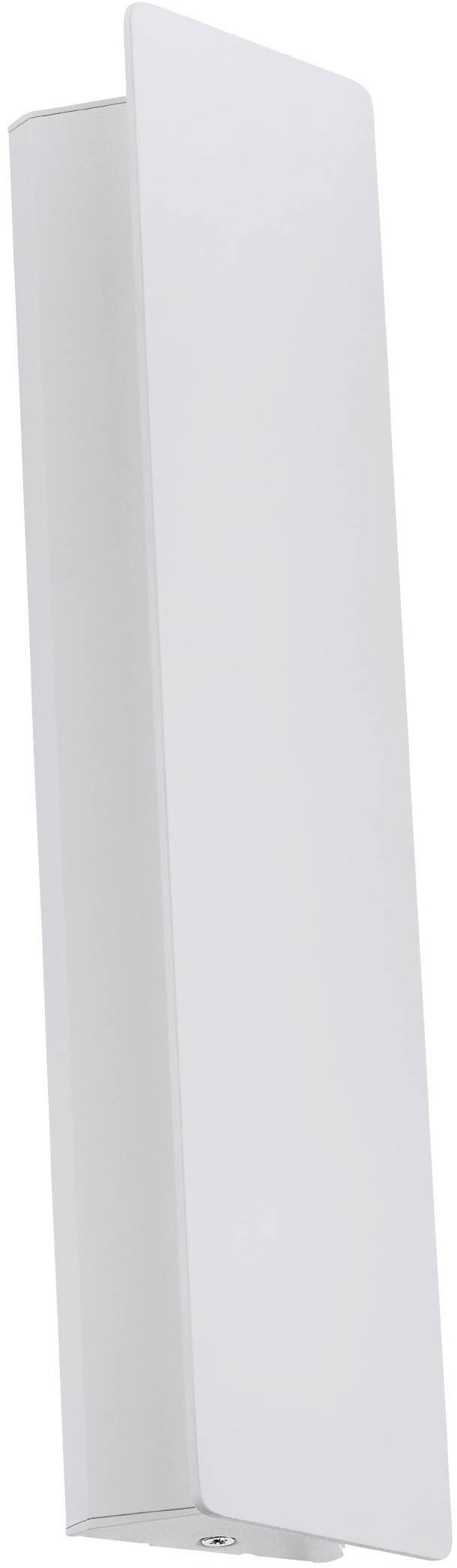 EGLO Wandleuchte »Zubialde LED Wandlampe, Wandstrahler, Aluminium und Stahl, Flurlampe« LED-Modul 1 Stk. Warmweiß Wand-/Deckenleuchte - L36 x H8 x AL5 cm - weiß - 12W inkl.