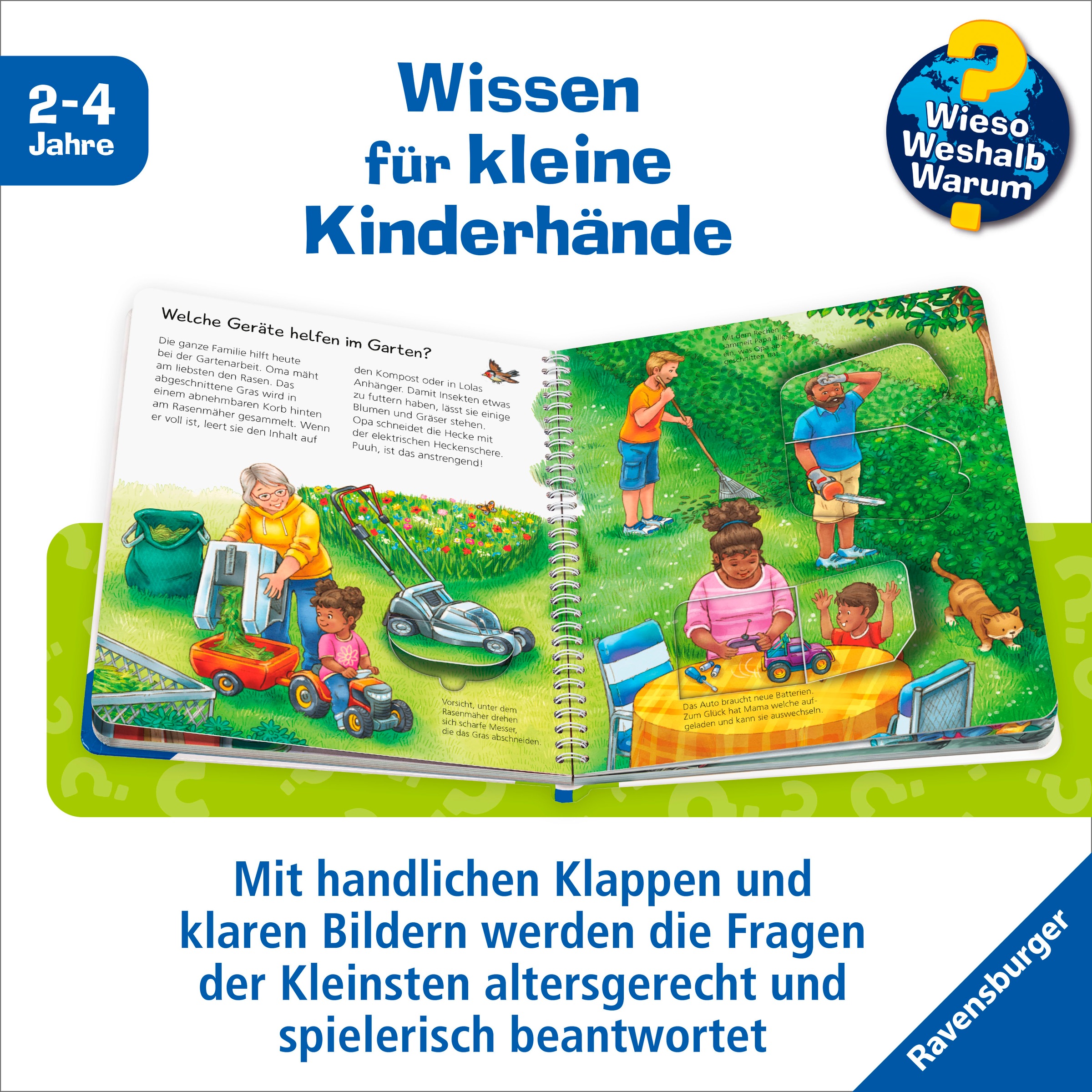 Ravensburger Buch »Wieso? Weshalb? Warum? junior, Band 76: Bohrer, Lampe, Spülmaschine«, Made in Europe
