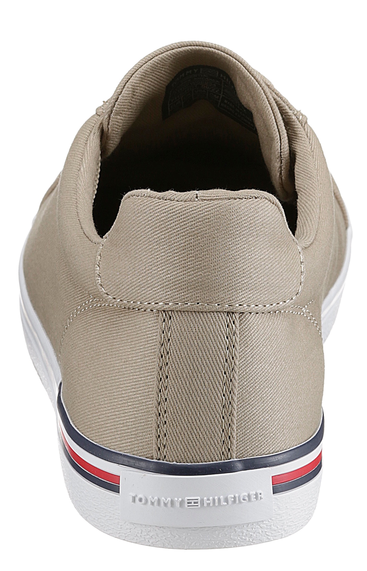 Tommy Hilfiger Sneaker »ESSENTIAL STRIPES SNEAKER«, mit Streifen in der Laufsohle, Freizeitschuh, Halbschuh, Schnürschuh