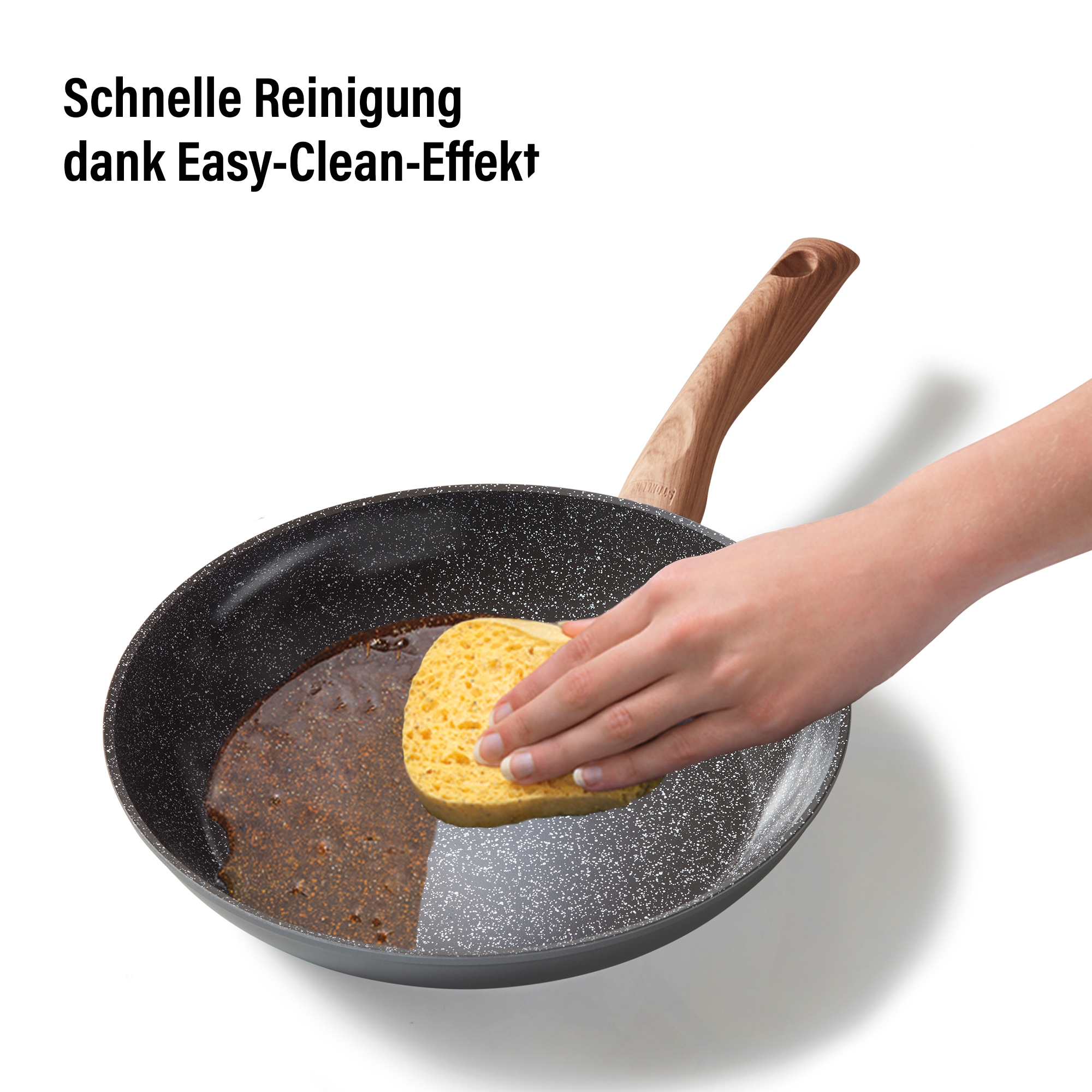 STONELINE Topf-Set »STONELINE® 17-teiliges Koch-Set, mit Glasdeckeln« Set, 17 tlg. tlg. Aluminium | Keramik