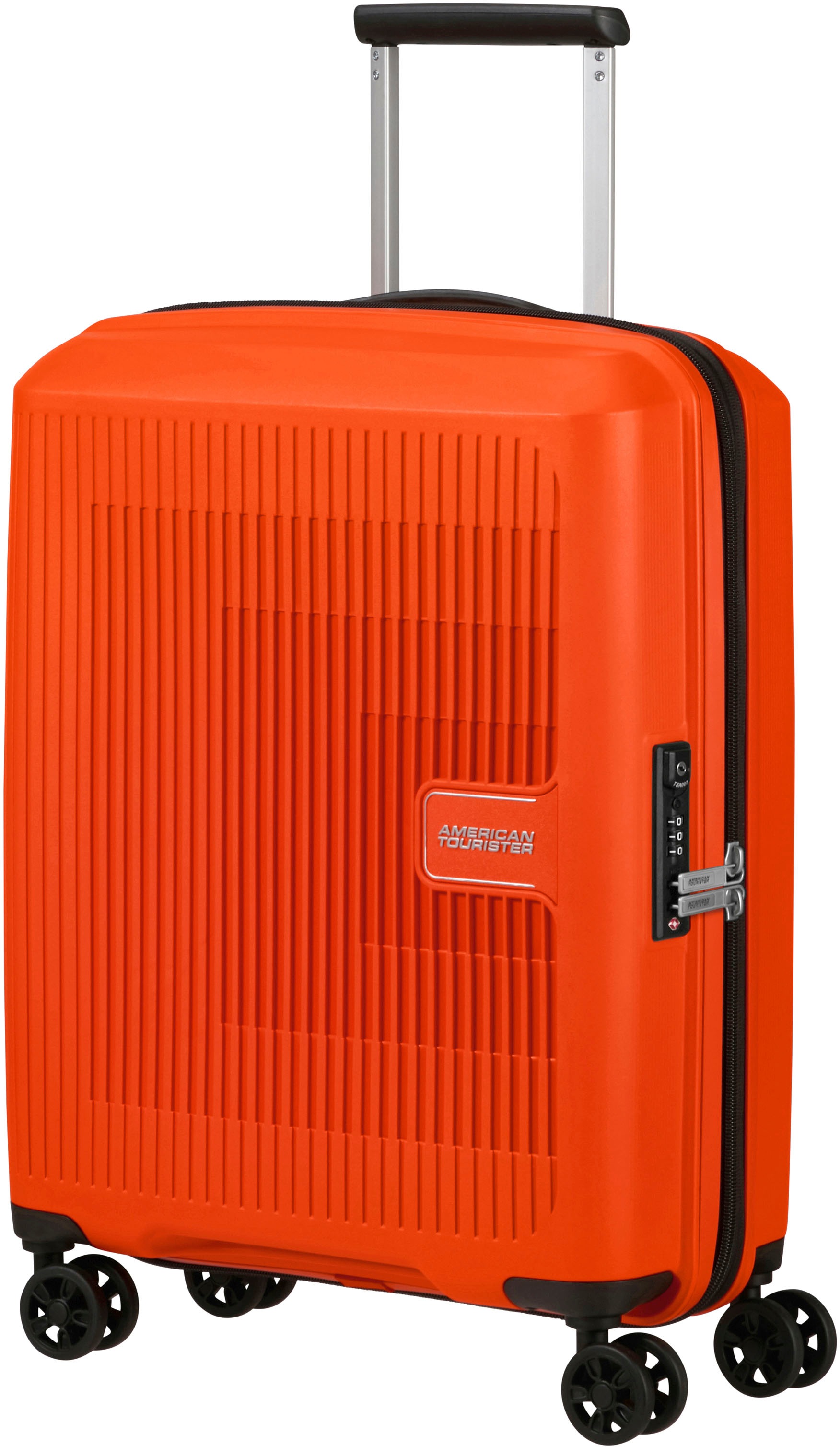 American Tourister® Hartschalen-Trolley »AEROSTEP, in verschiedenen Farben und Größen«, 4 Rollen, Reisekoffer Hartschalenkoffer Koffer für Flugreisen TSA-Zahlenschloss