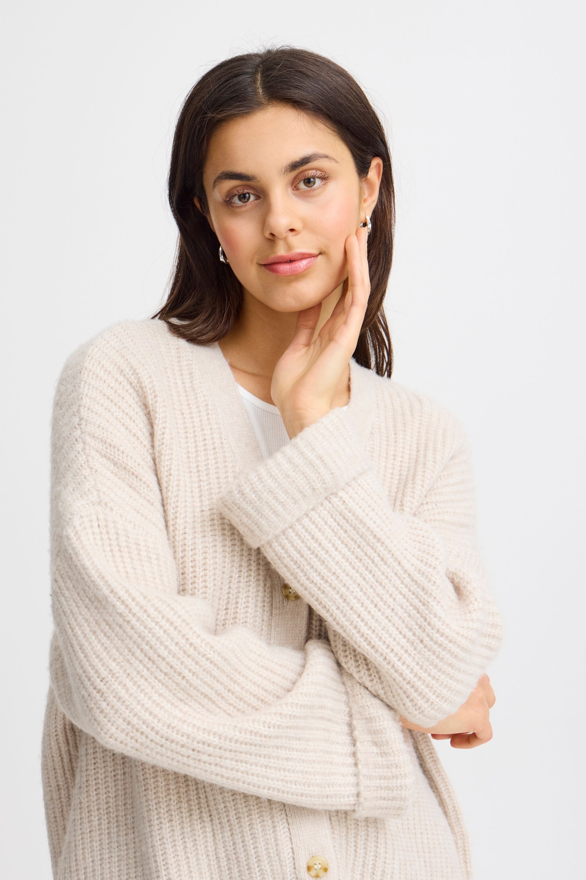 fransa Strickjacke »Strickjacke FRBEVERLY CAR 3«
