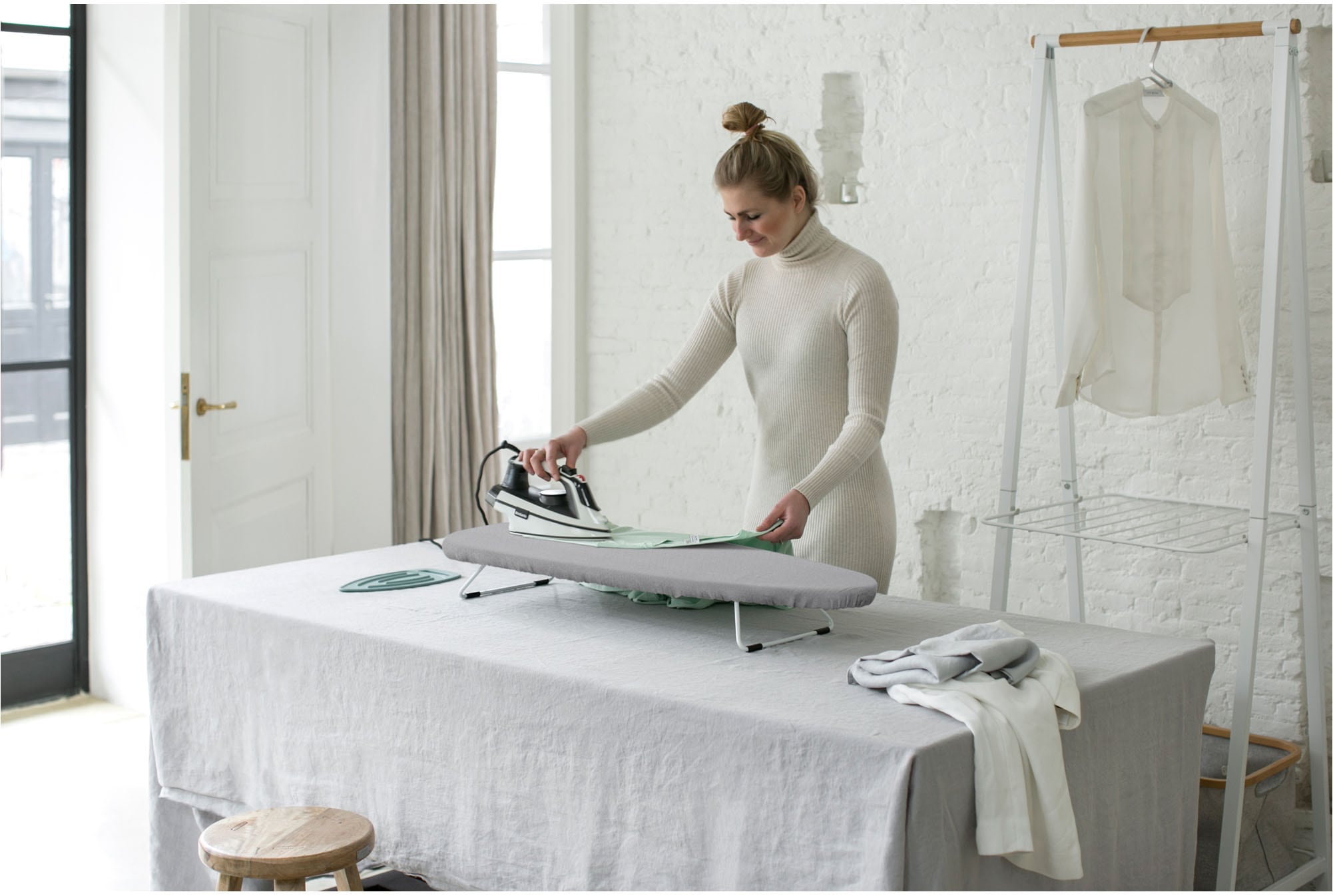 Brabantia Bügelbrett »Bügeltisch S, 95 x 30 cm, TableTop«, Bügelfläche 95 cmx30 cm, Fairtrade-zertifiziert