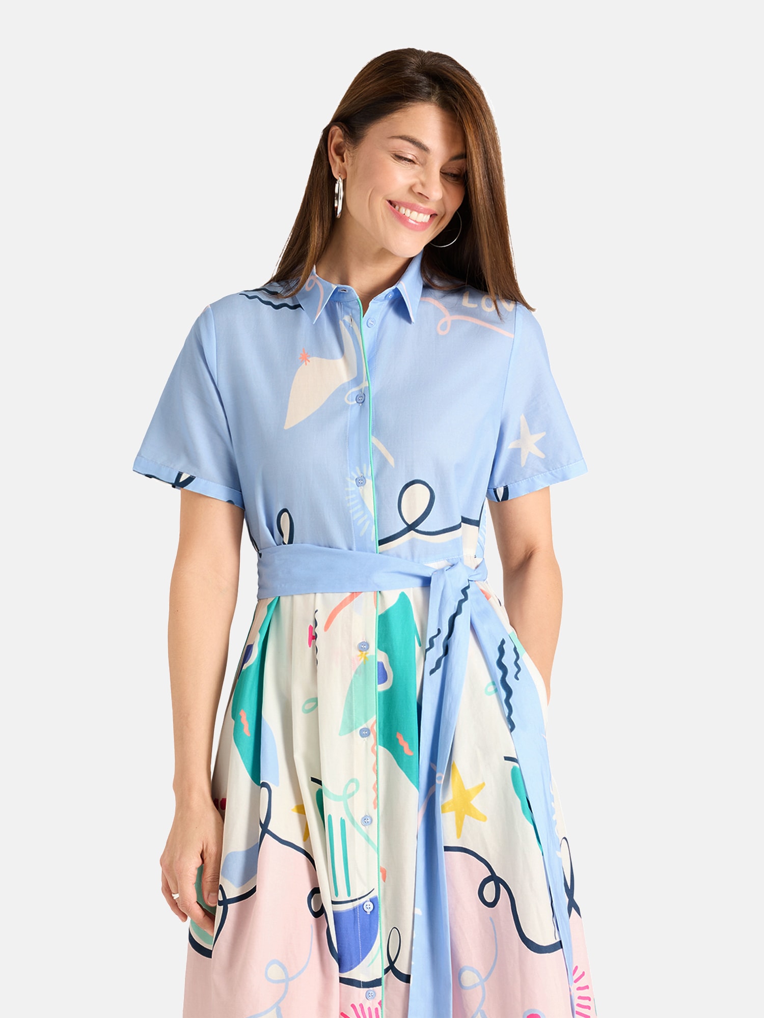 Lieblingsstück Sommerkleid »EstelleL« 50% Baumwolle, 50% Lyocell