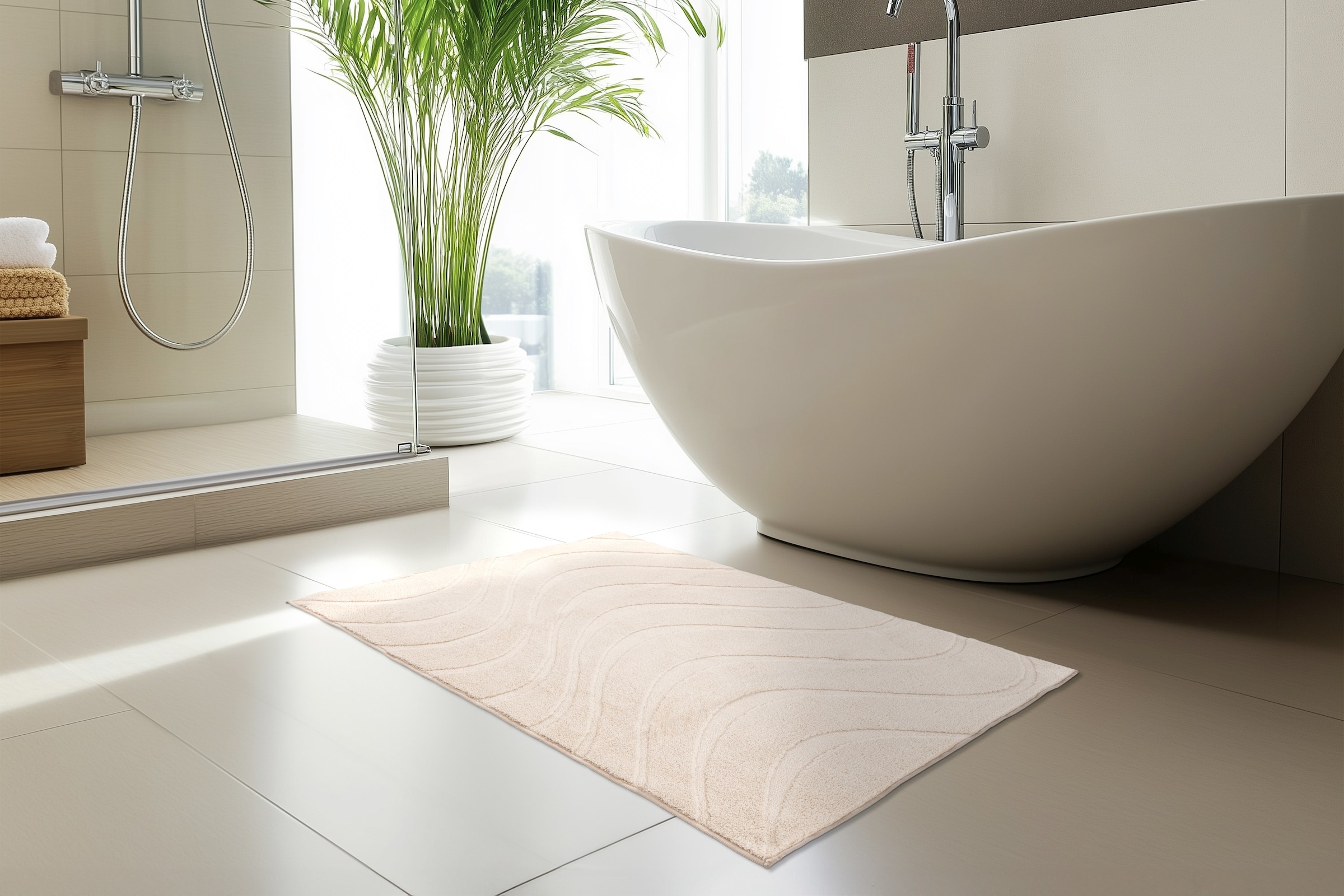 Kayoom "Badematte Ocean Touch 425" Kurzflor
