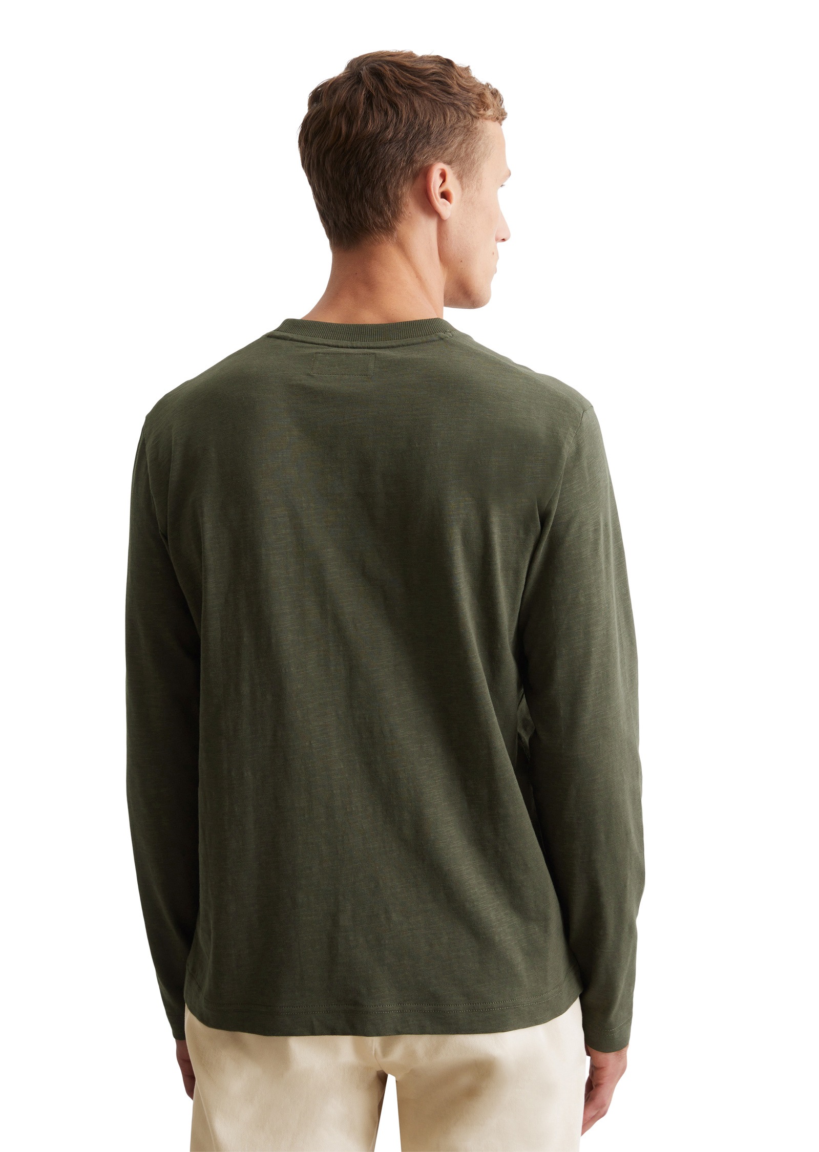 Marc O'Polo Langarmshirt »in Heavy-Slub-Jersey-Qualität«