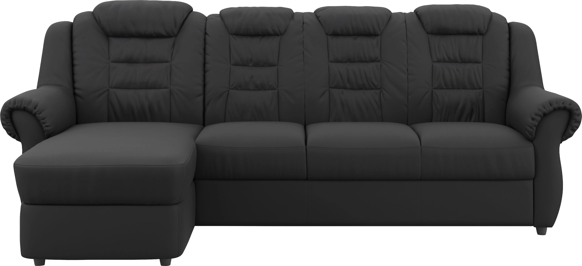 Home affaire Ecksofa "Boston L-Form" mit hoher Rückenlehne, wahlweise mit Schlaffunktion