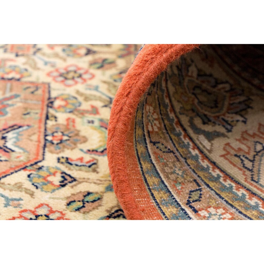 morgenland Wollteppich »Bidjar Teppich handgeknüpft orange«, rechteckig