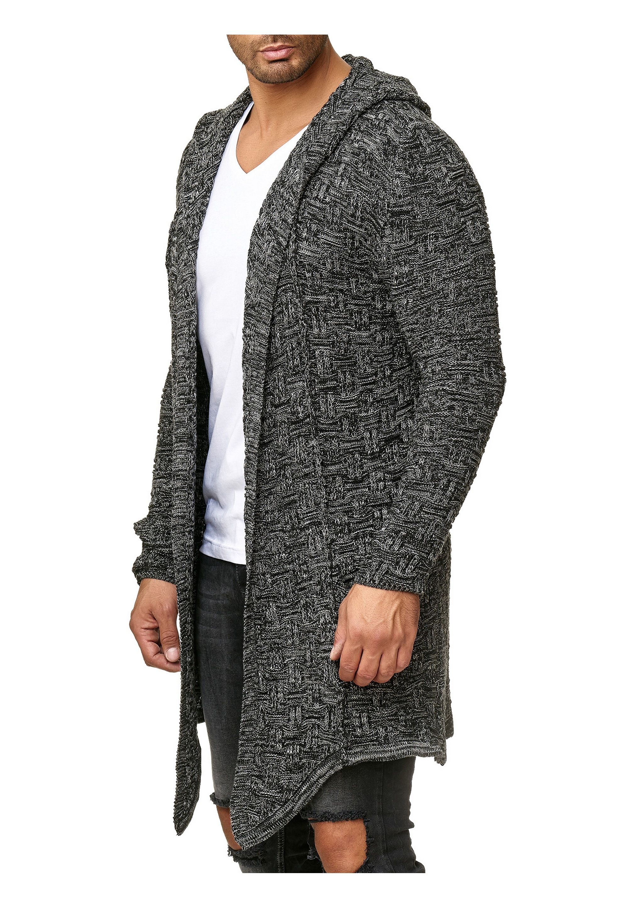 RedBridge Strickjacke »Shreveport«, mit | asymmetrischem Schnitt BAUR