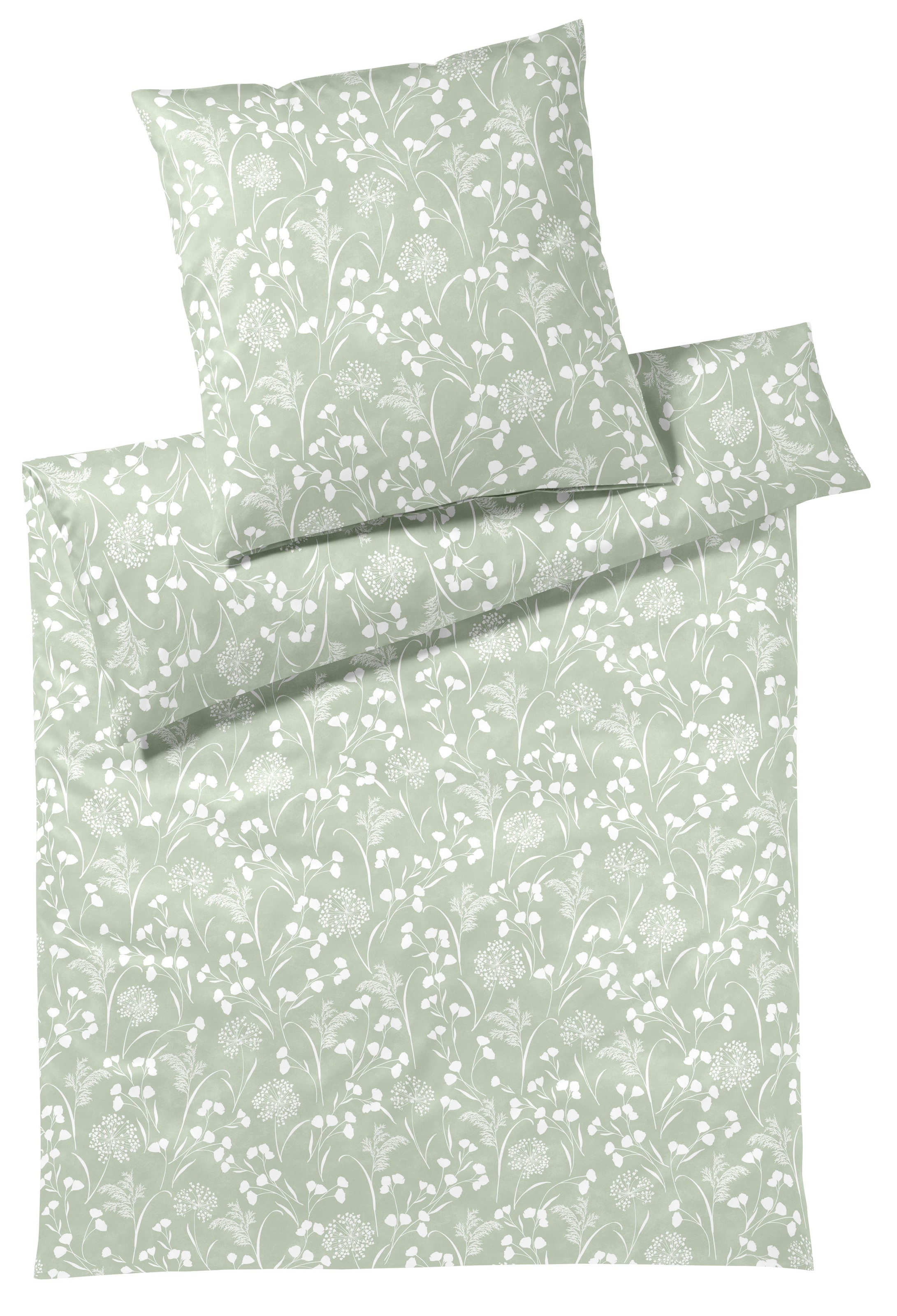 Elegante Bettwäsche "Bonjour" 2 Stk. tlg. angenehmes Hautgefühl günstig online kaufen
