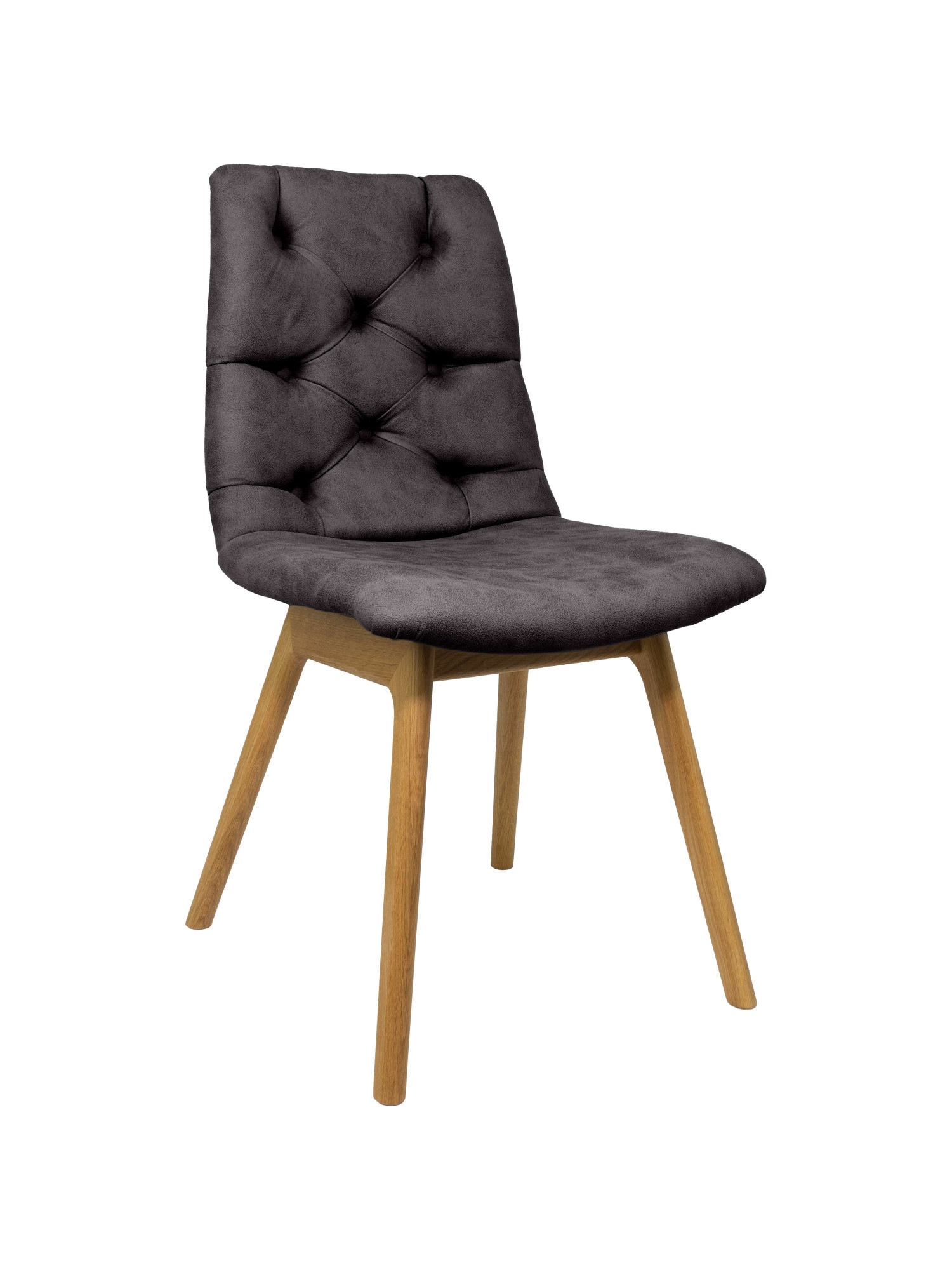 andas 4-Fußstuhl "Ramon", (Set), 2 St., Microfaser, mit Massivholzbeinen, v günstig online kaufen