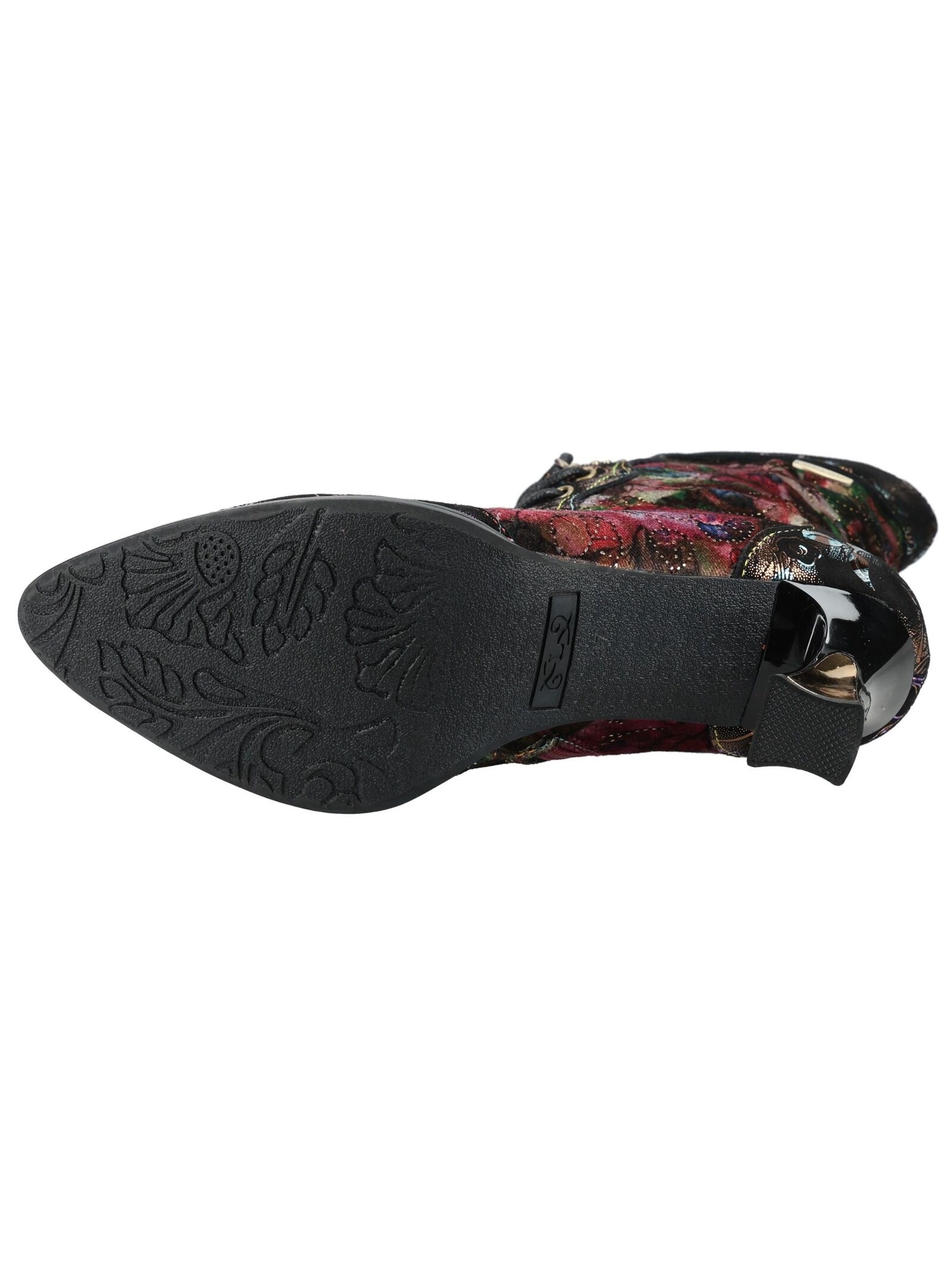 LAURA VITA High-Heel-Stiefelette »LAURA VITA Stiefelette Leder/Textil«