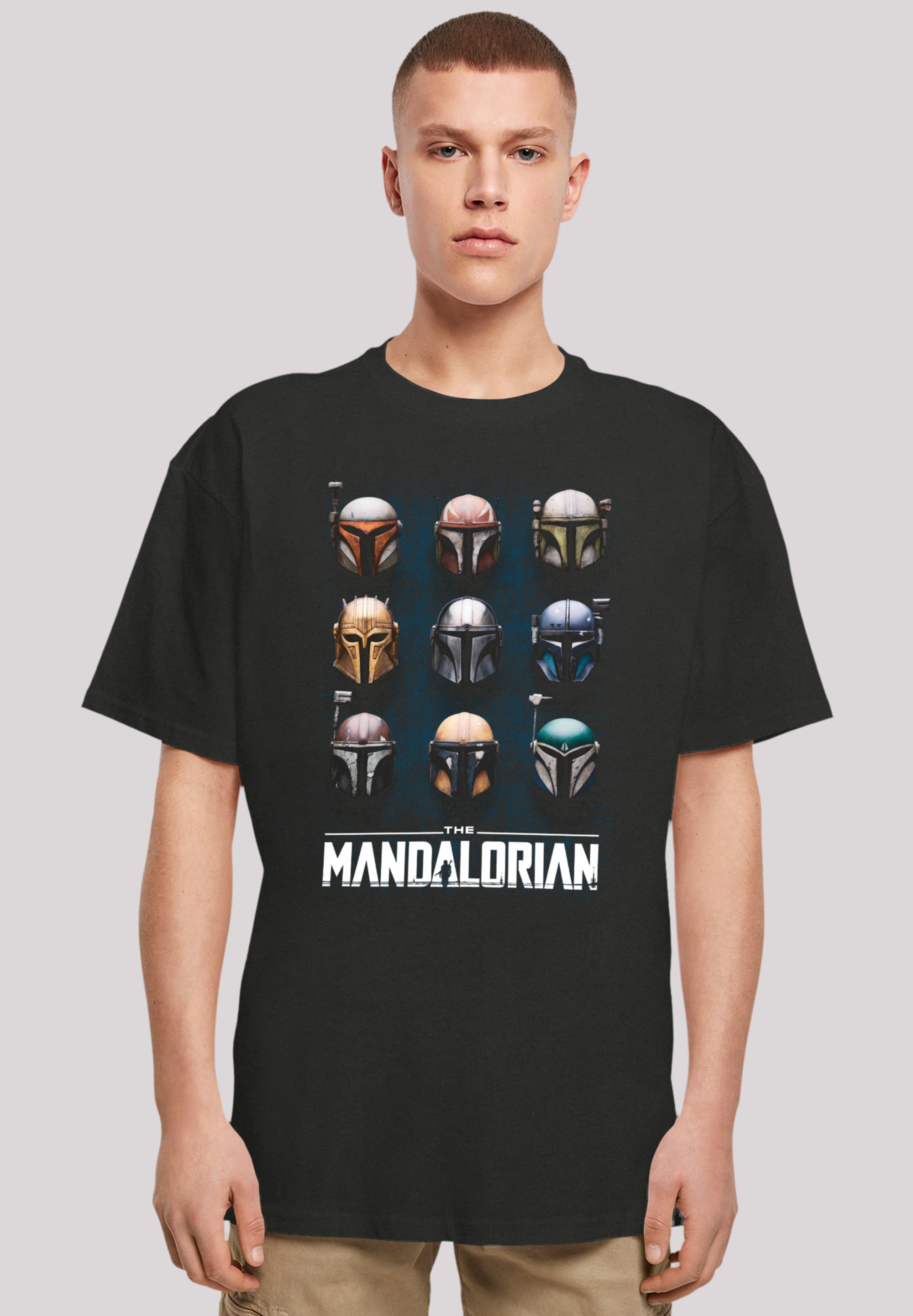 T-Shirt »Star Wars The Mandalorian Helmets«, Premium Qualität