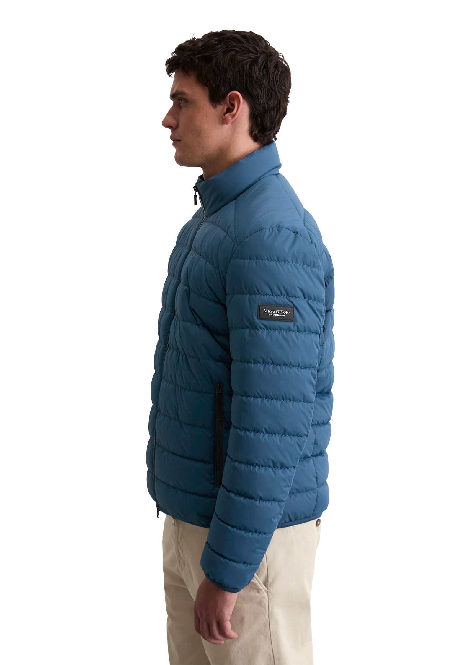 Marc O'Polo Outdoorjacke »aus recyceltem Performance-Polyester«, ohne Kapuze