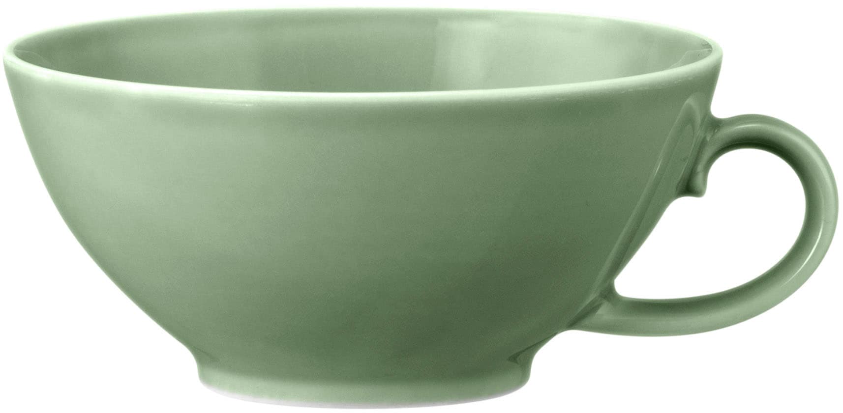 Seltmann Weiden Teeservice »Geschirr-Set Beat«, (Set, 18 tlg., 6 x Teeobertasse, 6 x Kombi-Untertasse klein, 6 x Brotteller), Teller, Tassen, Untertassen, Rillendekor, 18 Teile, für 6 Personen