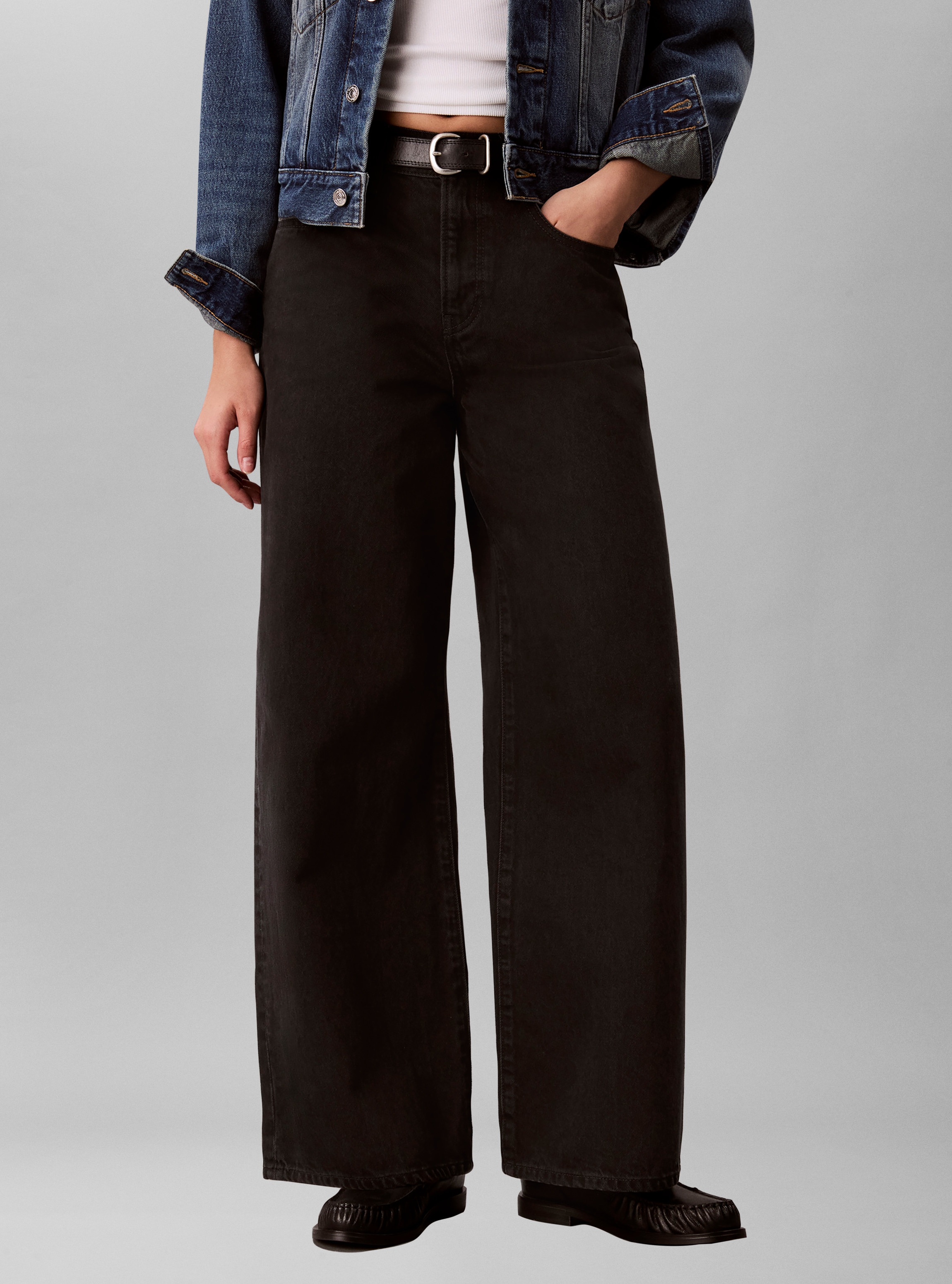 Calvin Klein Jeans "THE WIDE LEG" Regular fit mit ausgestelltem Bein