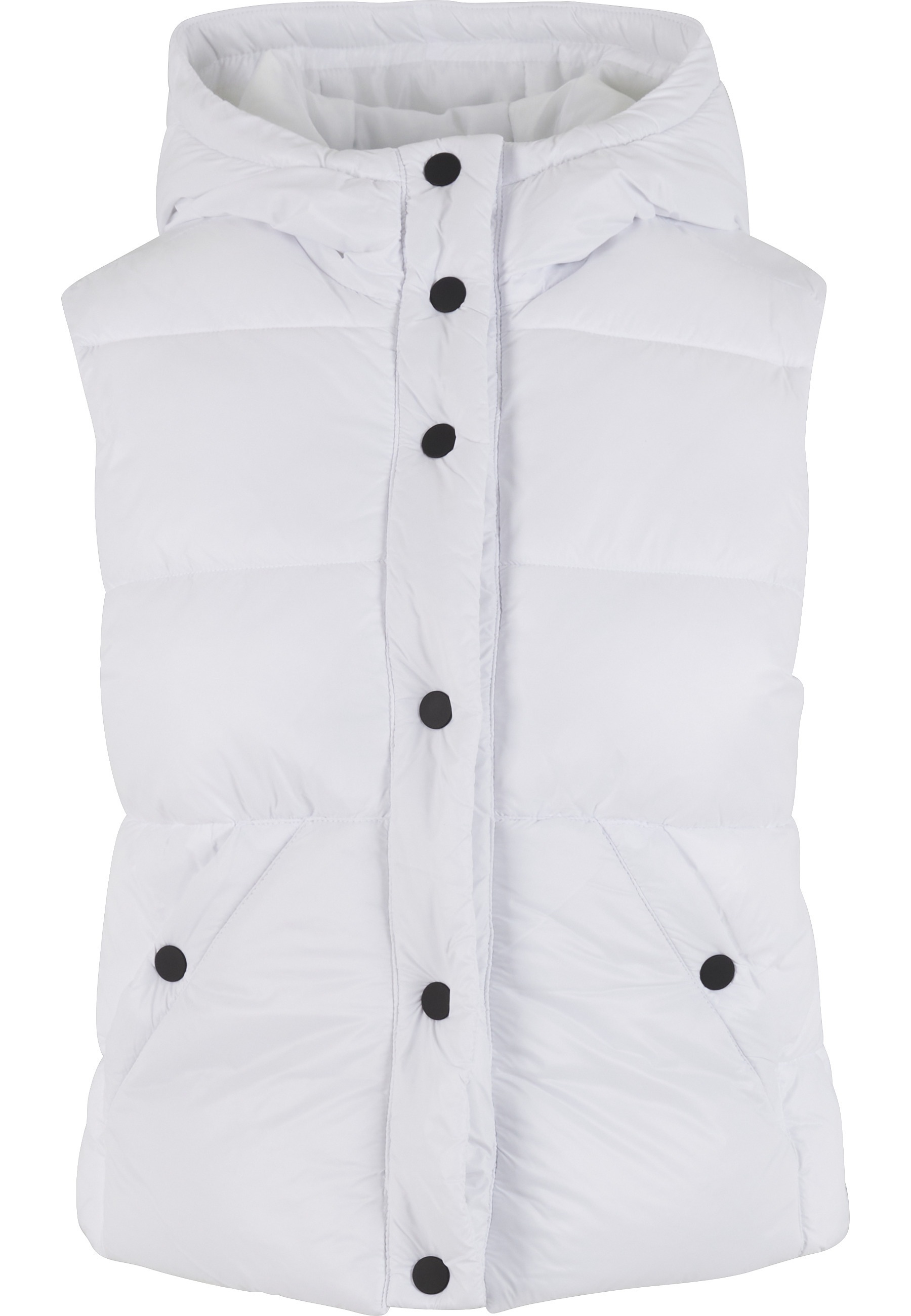 URBAN CLASSICS Steppweste »Urban Classics Ladies Recycled Shiny Puffer Vest with Hood«